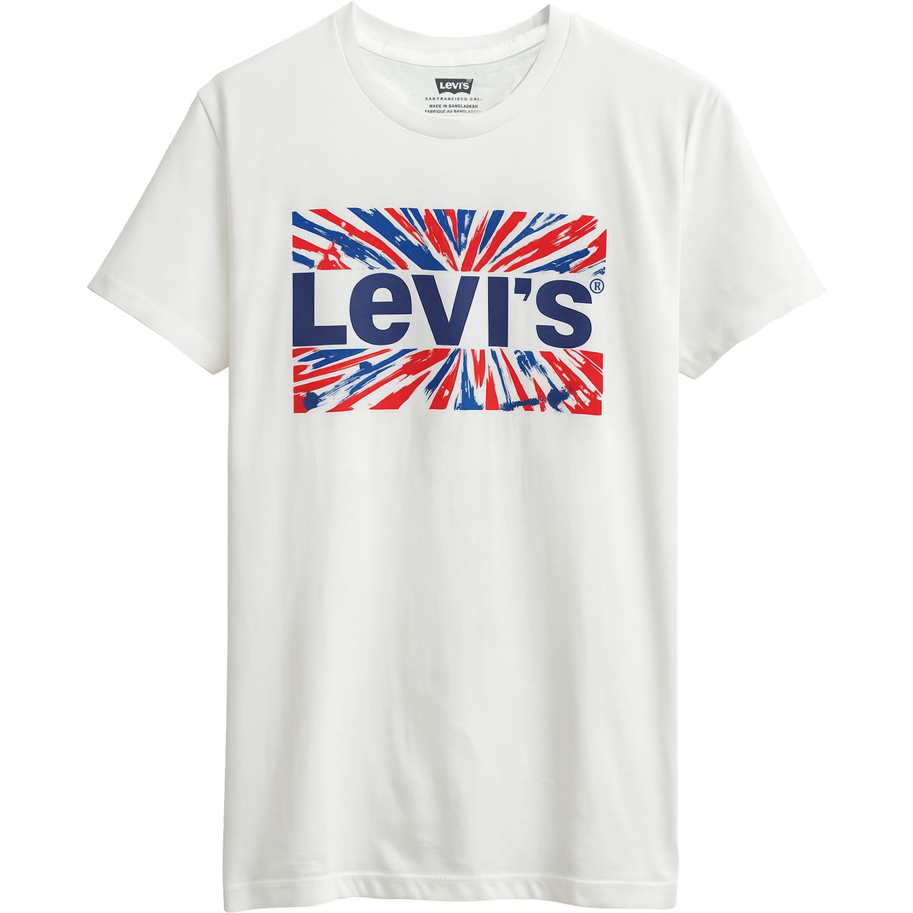 New Mens LEVIS T-Shirt Short Sleeve Shirt Crew Neck Casual Top Tee Size S-XL - Picture 6 of 6