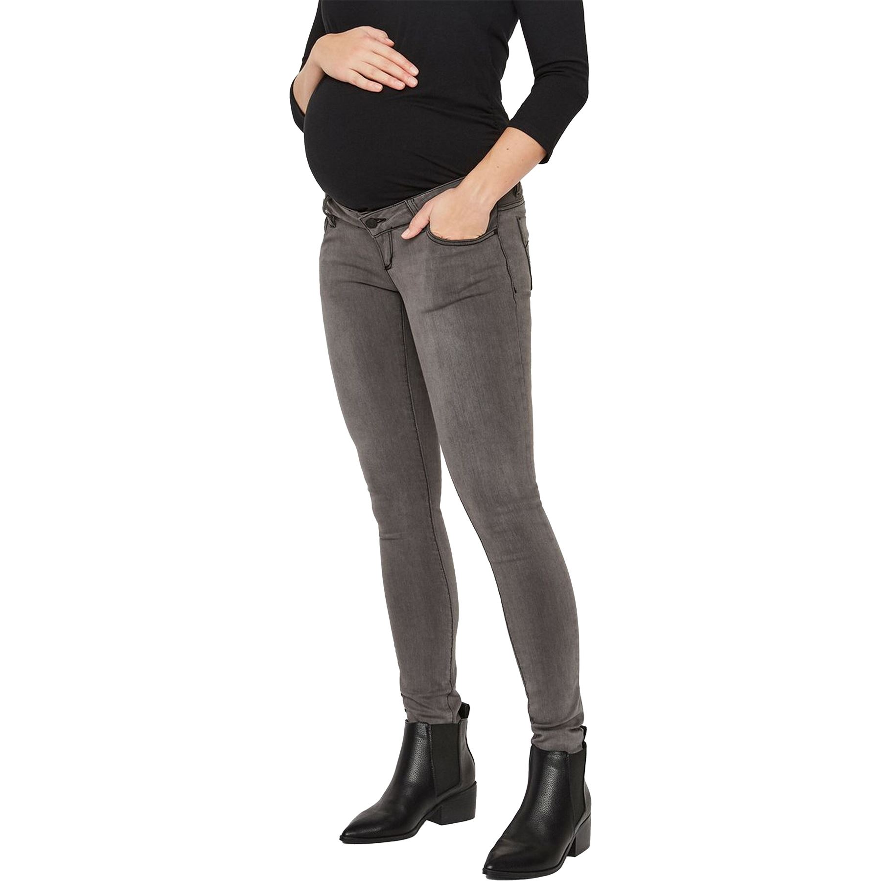 Ex Store Ladies Over Bump Stretch Maternity Skinny Jeans