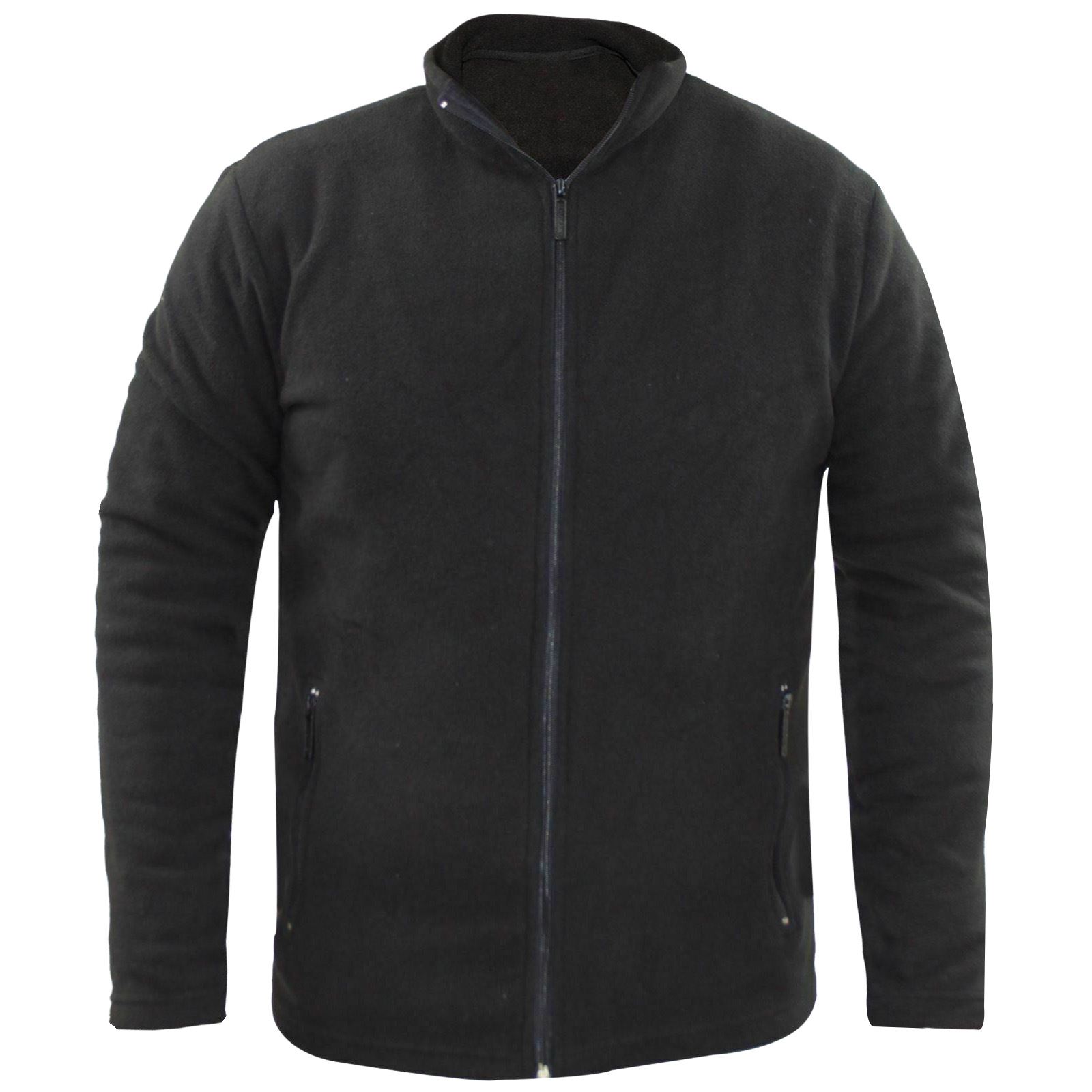 Mens F&F Fleece Jacket Full Zip Up Heavy Outdoor Warm Polar Anti Pill S-4XL