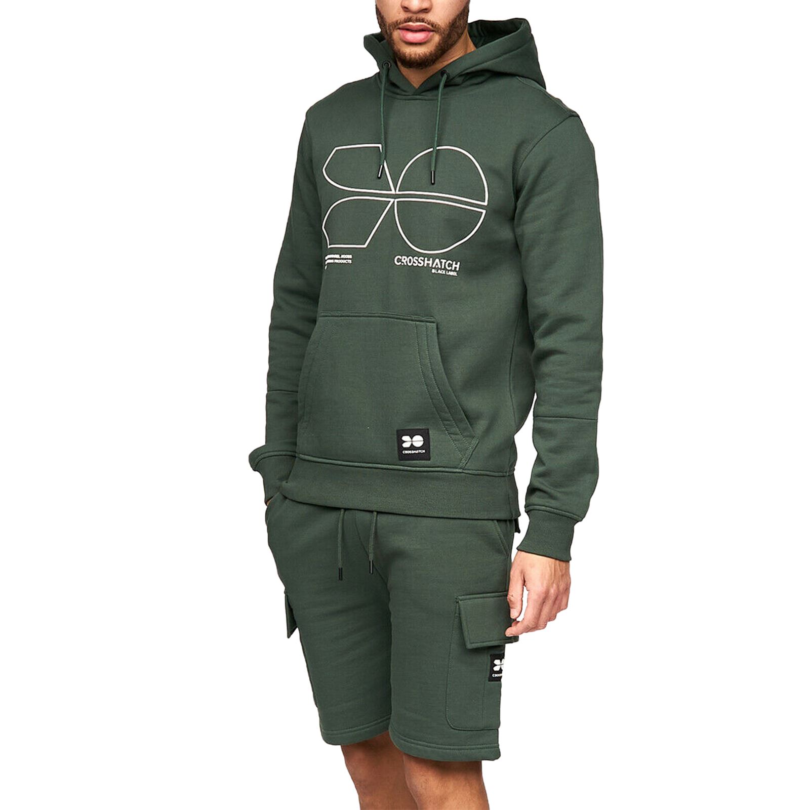 Crosshatch Contrast 'Phelps' Hoodie Details about Men's 2 Colours Crosshatch Contrast 'Phelps' Hoodie Details about Men's 2 Colours