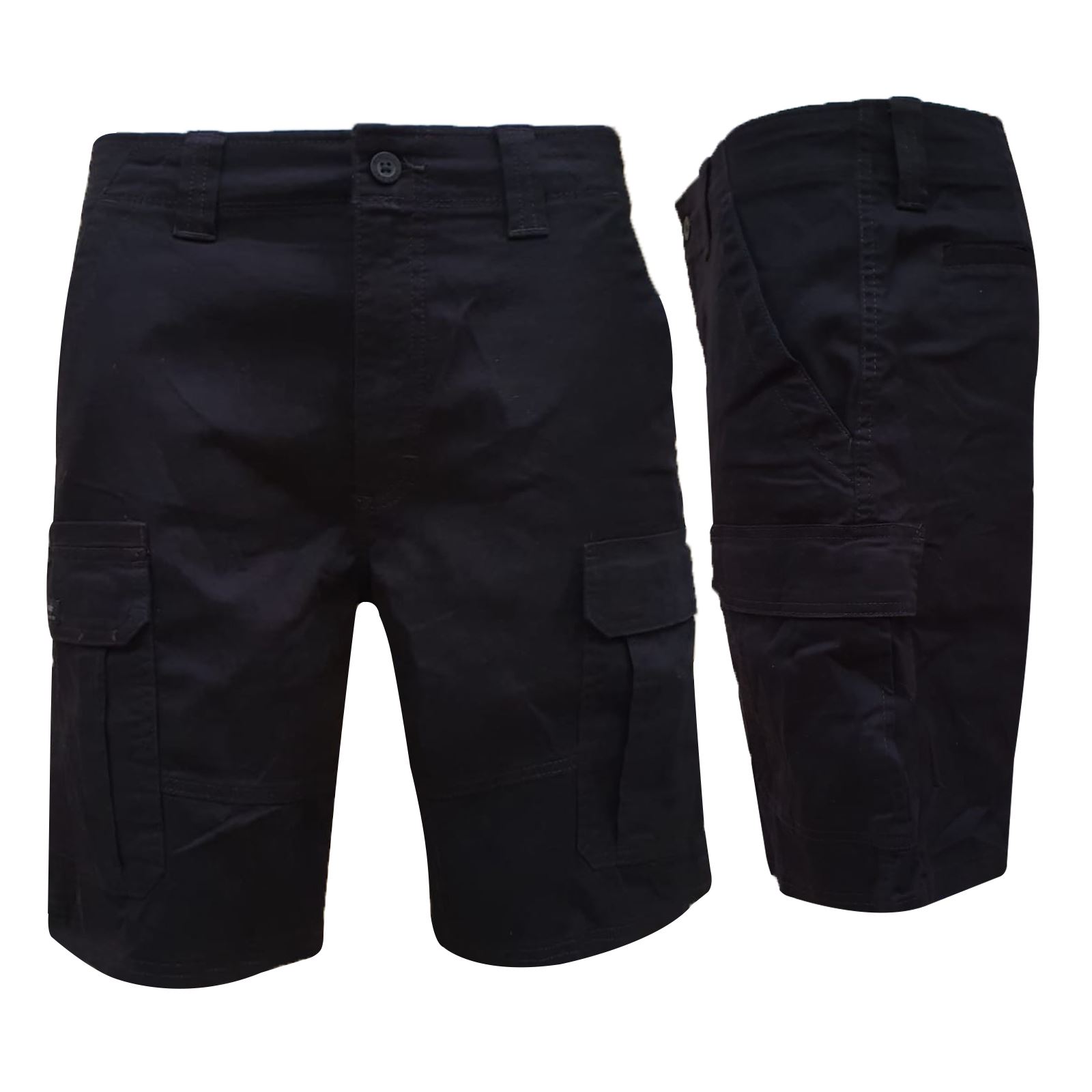 Men Hiker Cotton Cargo Combat Chino Shorts Relaxed Camo Half Pant 30-54 - Picture 3 of 27