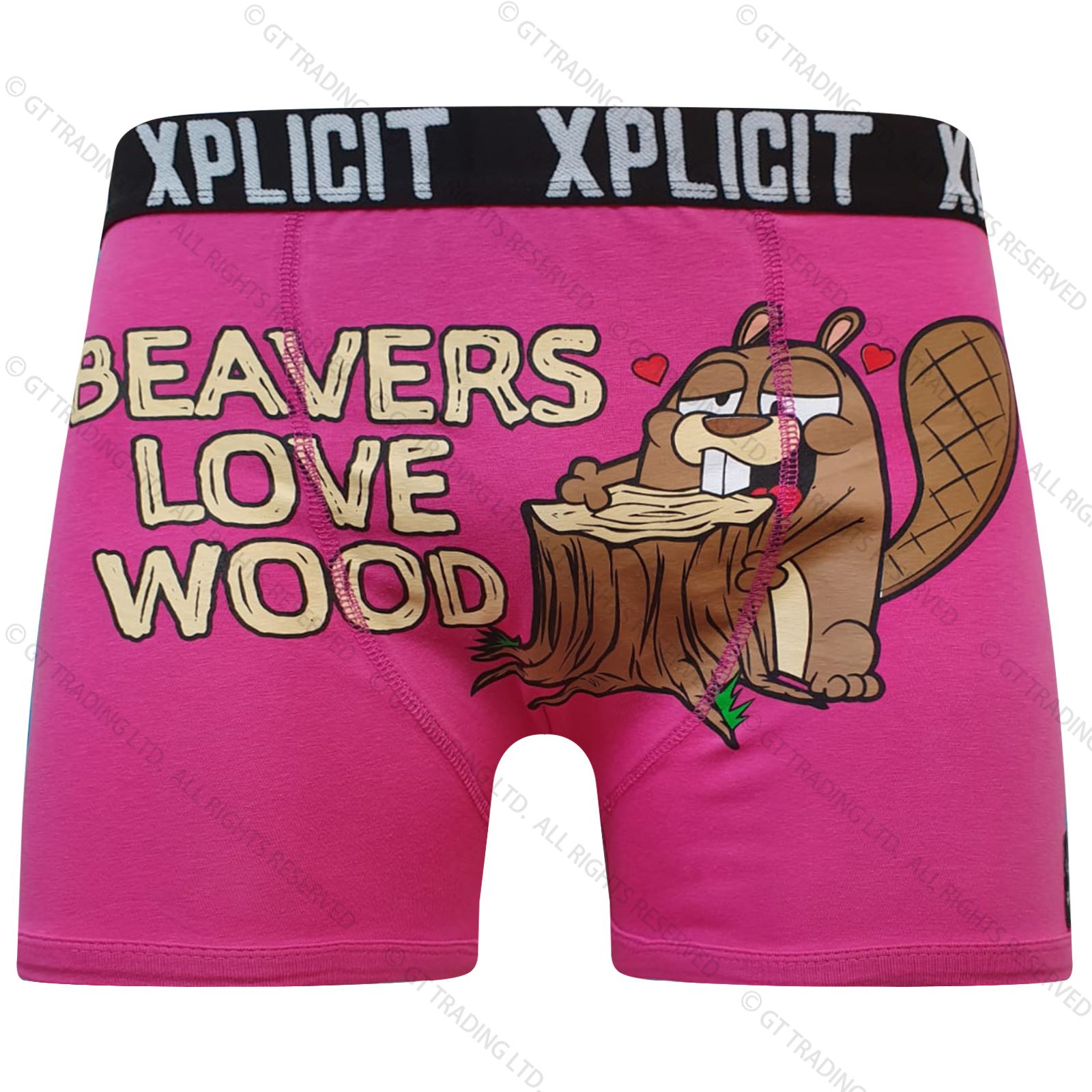 Xplicit Funny Rude Cartoon Print Boxer Shorts Men’s Novelty Trunks Underwear - Picture 3 of 19