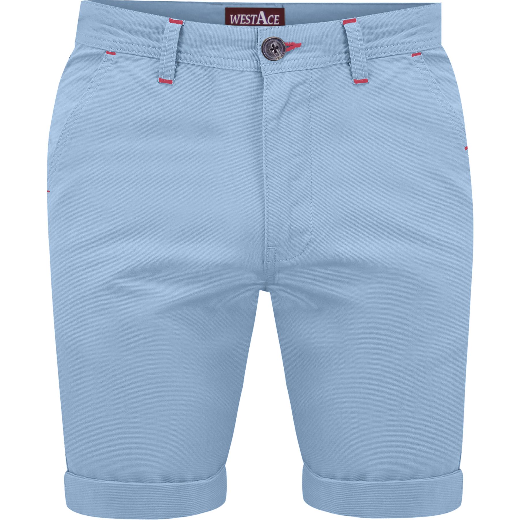 New Mens Chino Shorts Striped Check 