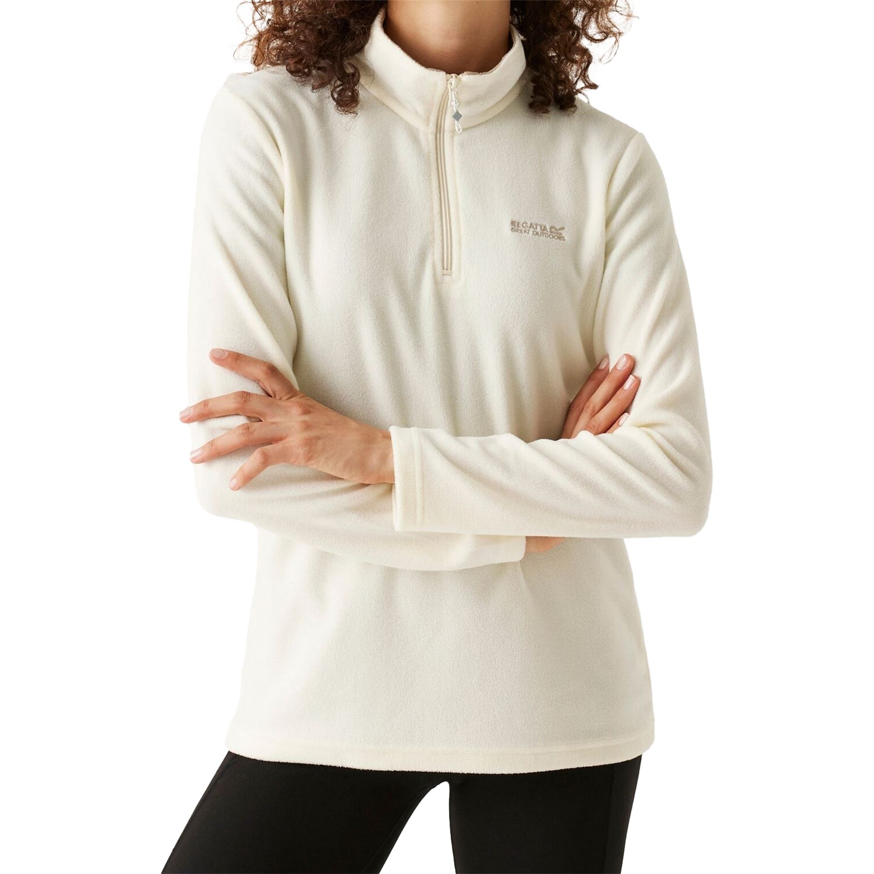 Womens Regatta Fleece Jacket Warm Winter Half Zip Micro Pullover Jumper - Picture 7 of 15