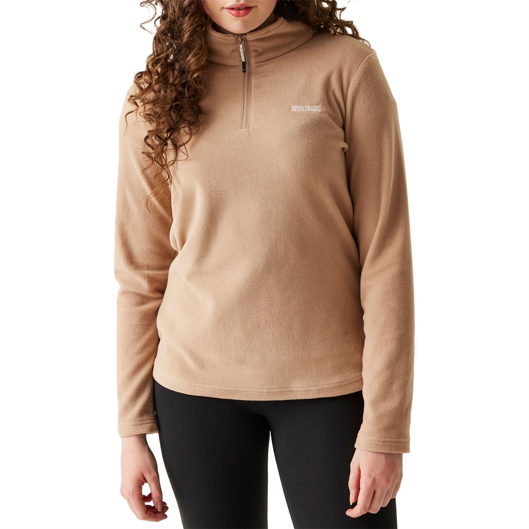 Womens Regatta Fleece Jacket Warm Winter Half Zip Micro Pullover Jumper - Picture 3 of 15