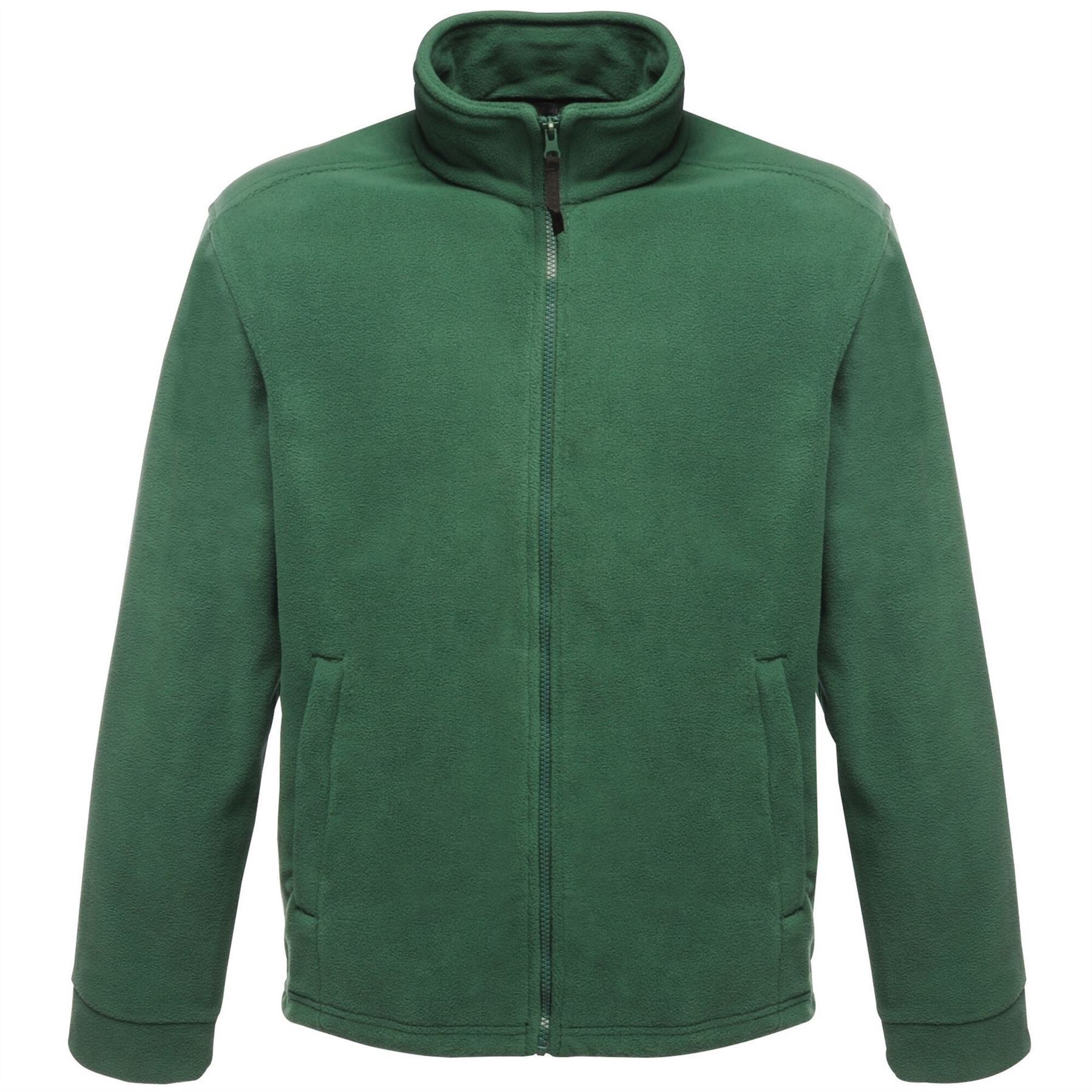 Mens Anti Pill Plain Fleece Jacket Full Zip Up Pocket Work Outdoor Warm Polar - Picture 7 of 24