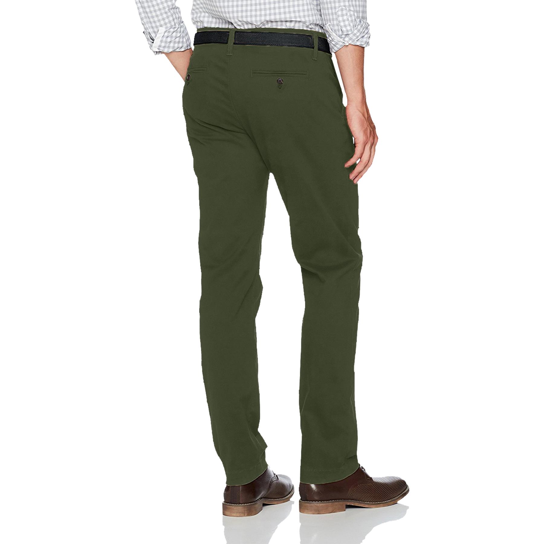 New Mens Ex-Store Chino Summer 100/% Cotton Regular Straight Leg Pants Trouser