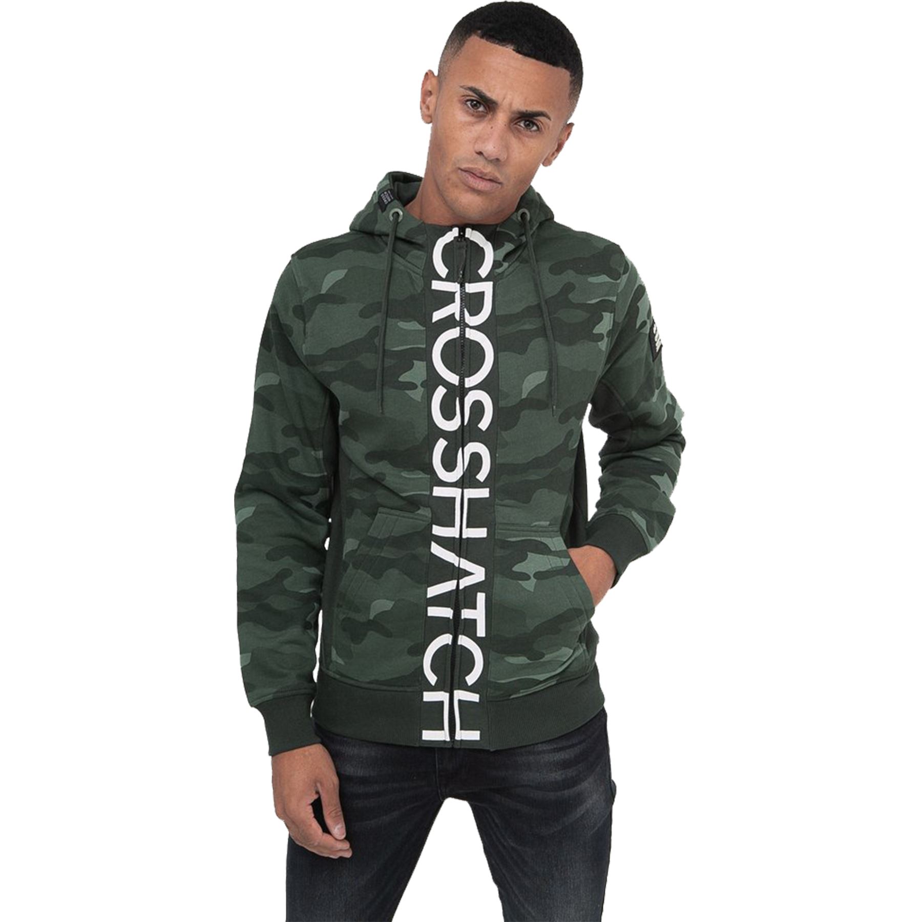 Crosshatch Contrast 'Phelps' Hoodie Details about Men's 2 Colours Crosshatch Contrast 'Phelps' Hoodie Details about Men's 2 Colours