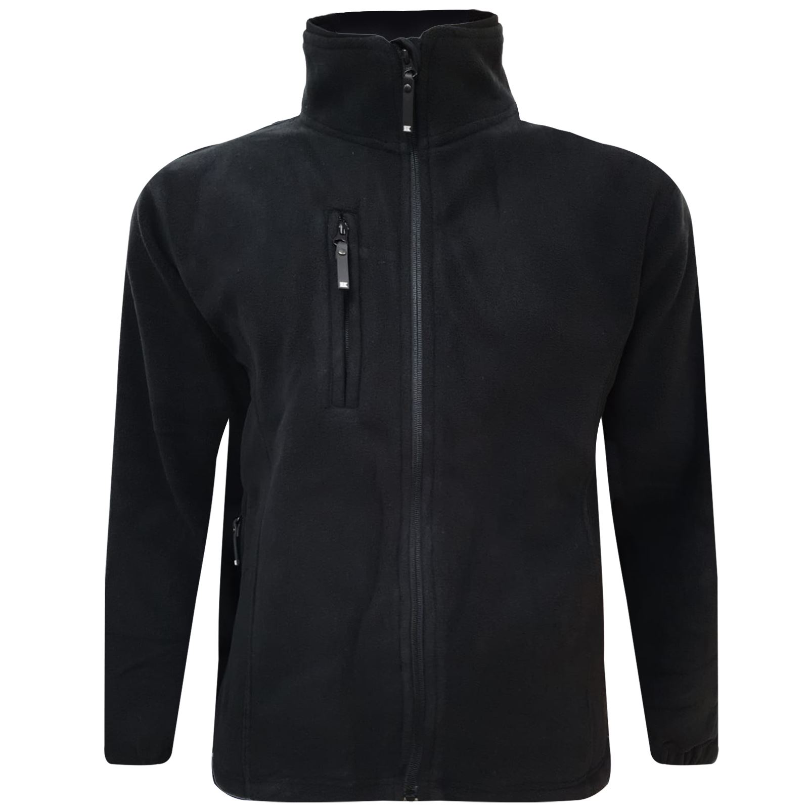 Mens Fleece Jacket Full Zip Pocket Work Anti Pill Polar Outdoor Warm