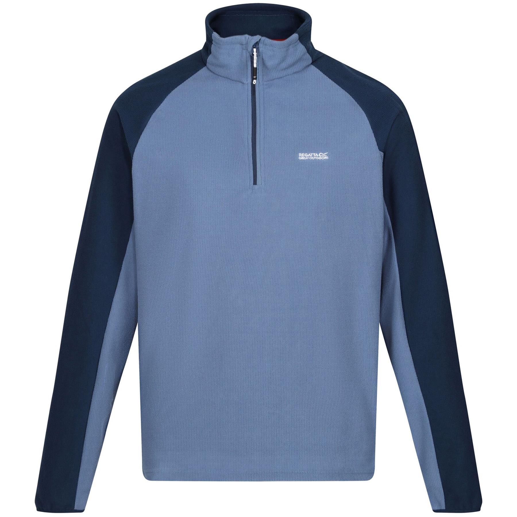 Regatta Mens Montes Fleece Jacket Half Zip Up Lightweight Micro Jumper Pullover - Picture 19 of 24