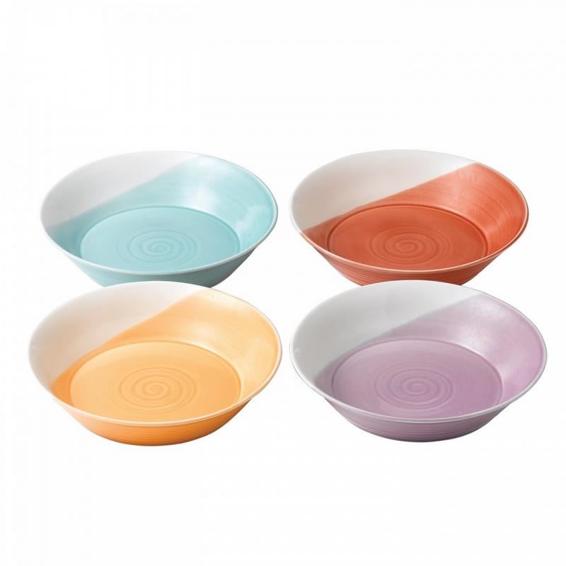 Royal Doulton 1815 Brights Set of 4 Pasta Bowls 22cm eBay