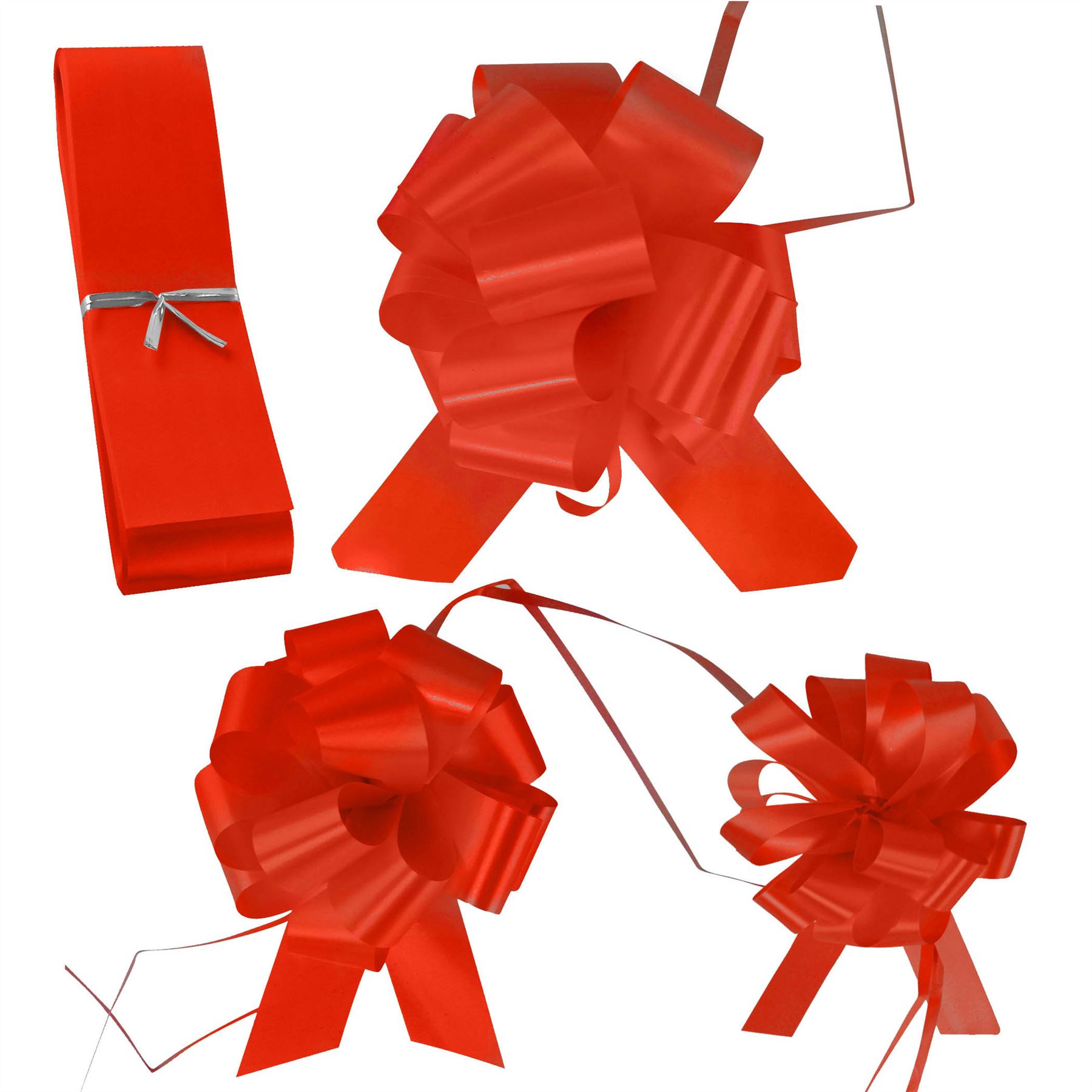 20x PP Pull Bows - 18mm, 30mm or 50mm Size - Florist Pullbows Ribbon Car - Picture 71 of 96