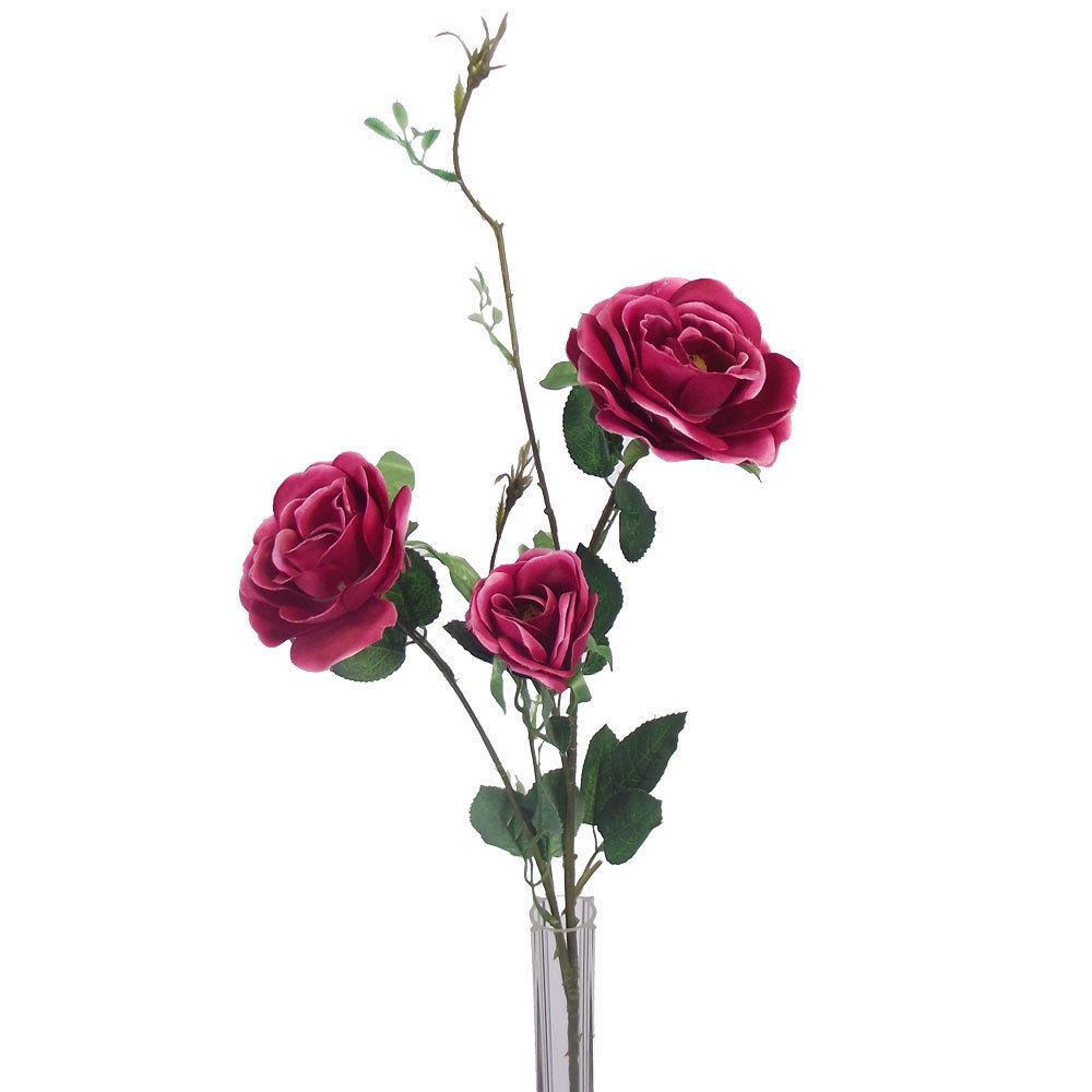 Wild Ranunculus Rose Spray Artificial Flowers Spray Stems - Picture 3 of 6
