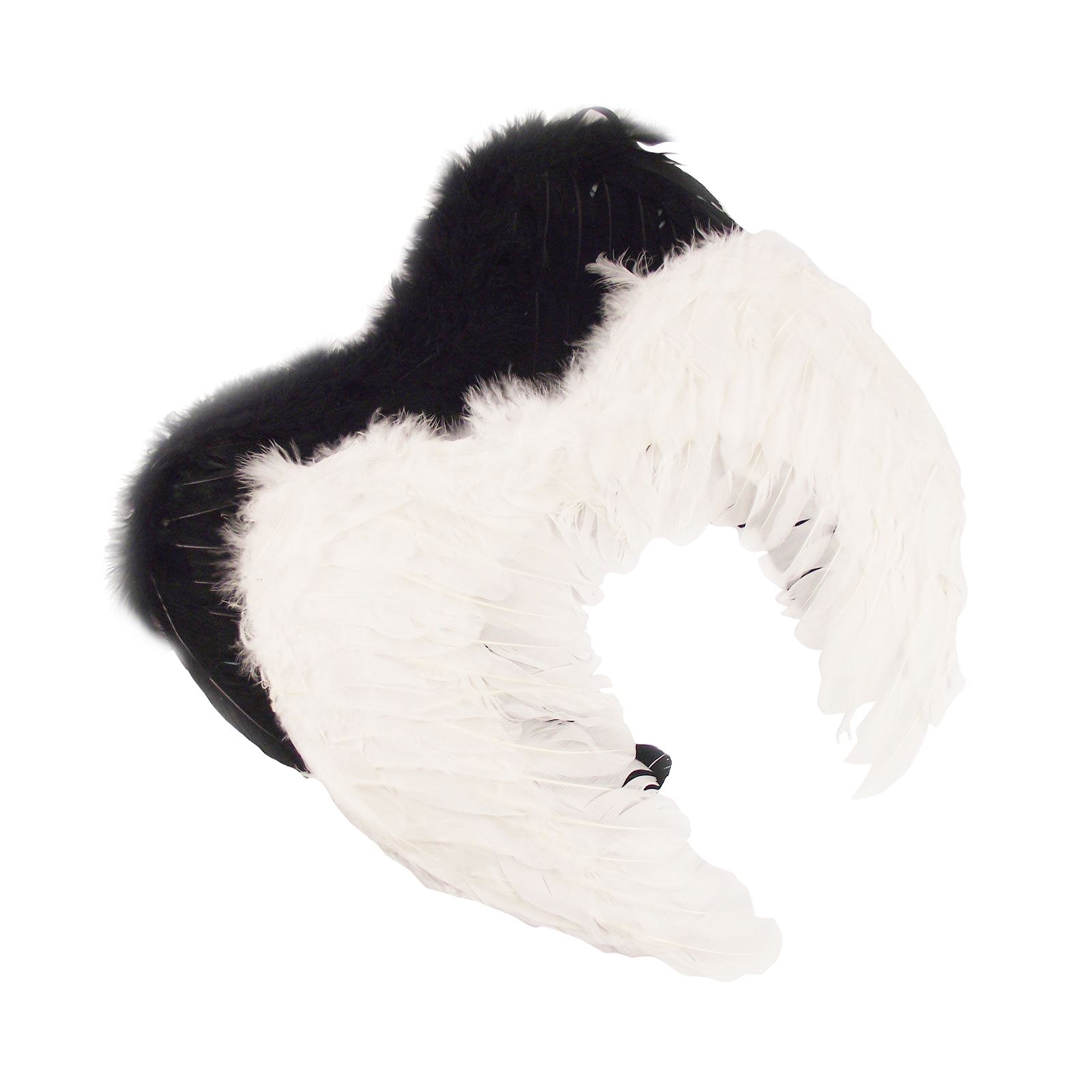 Real Feather Angel Wings! 3 Sizes! Dark Angels! Fancy Dress - Picture 6 of 6