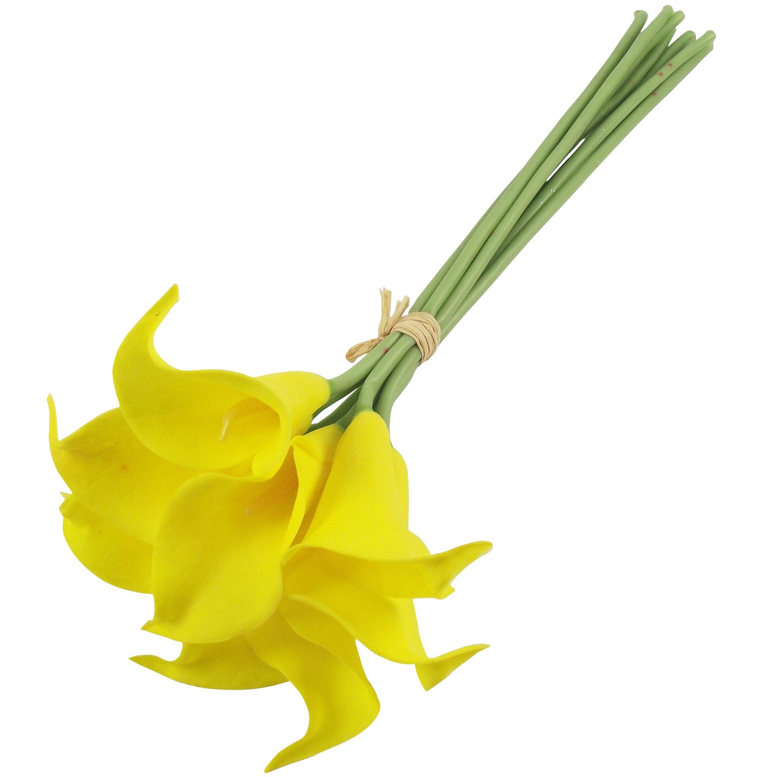 8x Real Touch Calla Lilies Cala Lilly Lily Artificial Flowers Fake Silk