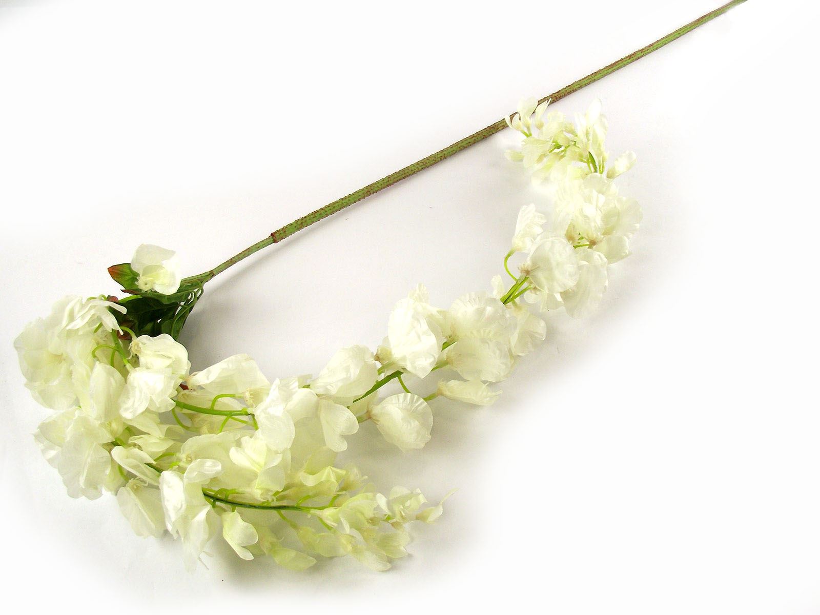 Large Artificial Wisteria Stem Wysteria Silk Flowers Long Spray Bunch