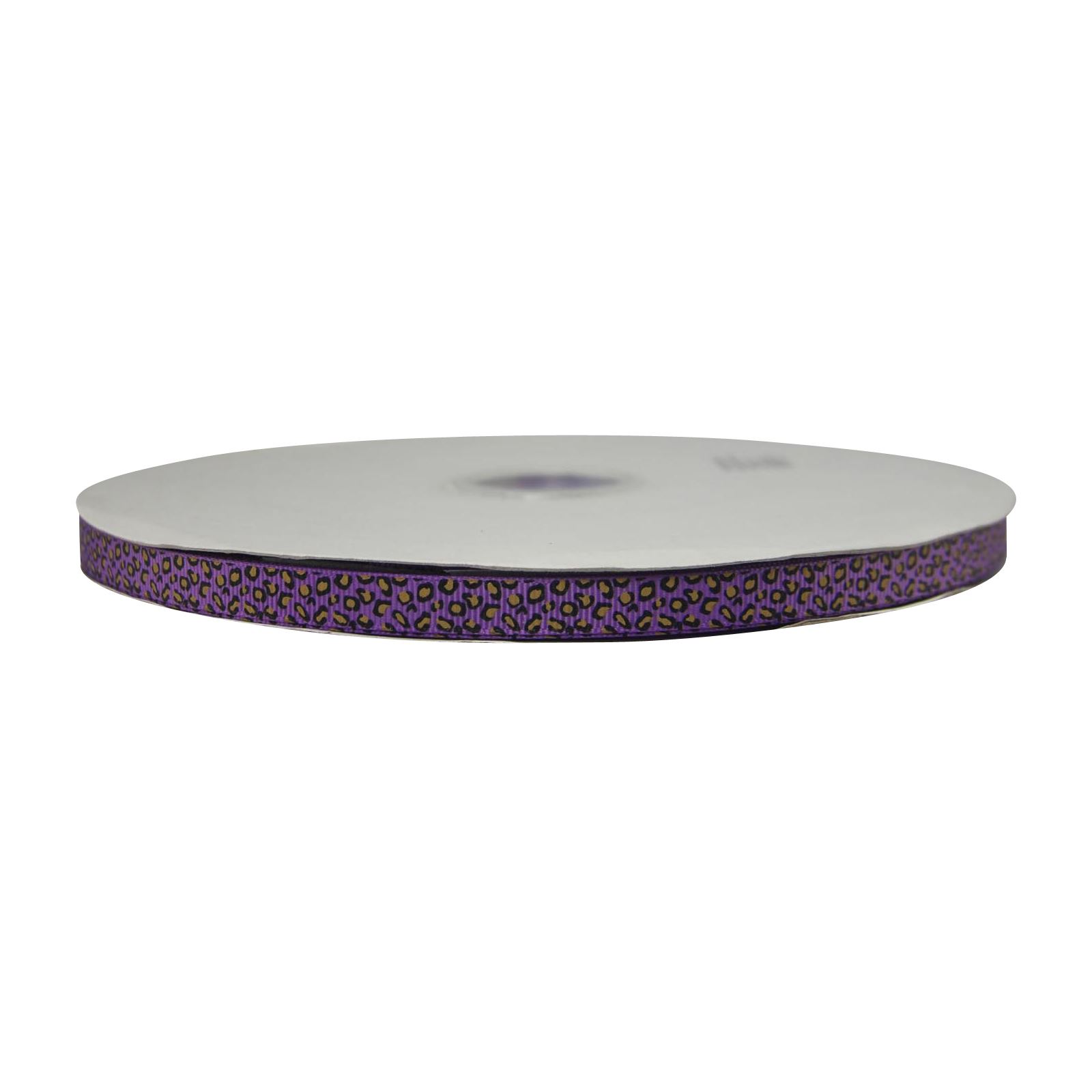 Premium Grosgrain Leopard Print Ribbon - Cheetah Animal Design Wild Craft - Picture 17 of 25