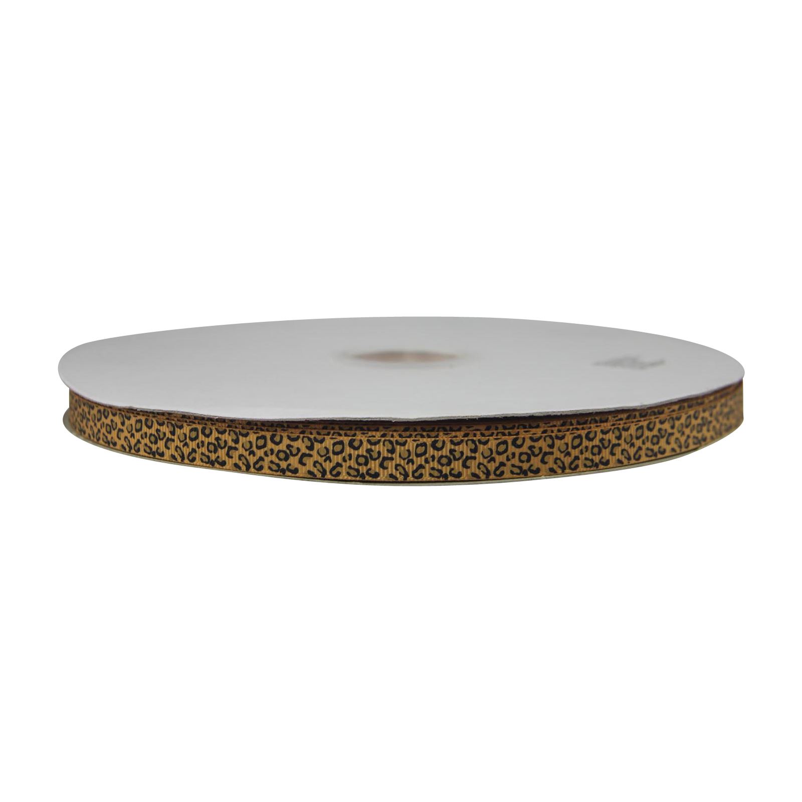 Premium Grosgrain Leopard Print Ribbon - Cheetah Animal Design Wild Craft - Picture 10 of 25