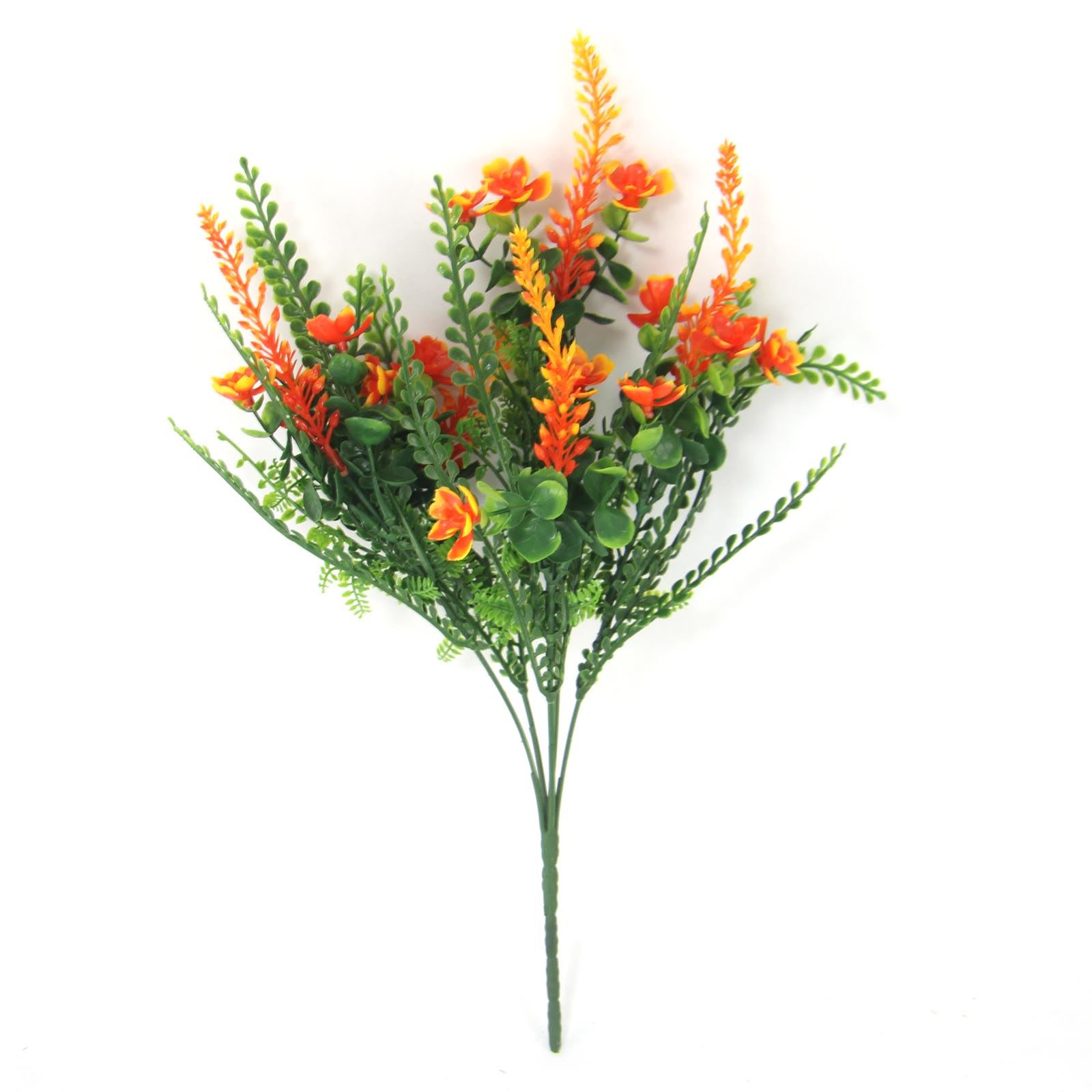 Premium Flowered Plastic Foliage Bunch - Seaweed Artificial Leaves Bouquet - Picture 4 of 9