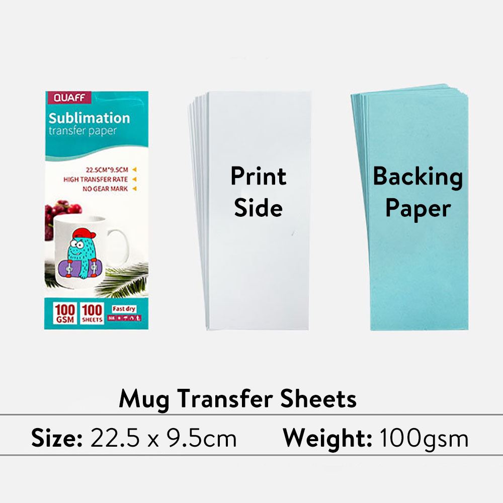 Sublimation Transfer Paper Porcelain Plate Baking Cup Heat Transfer