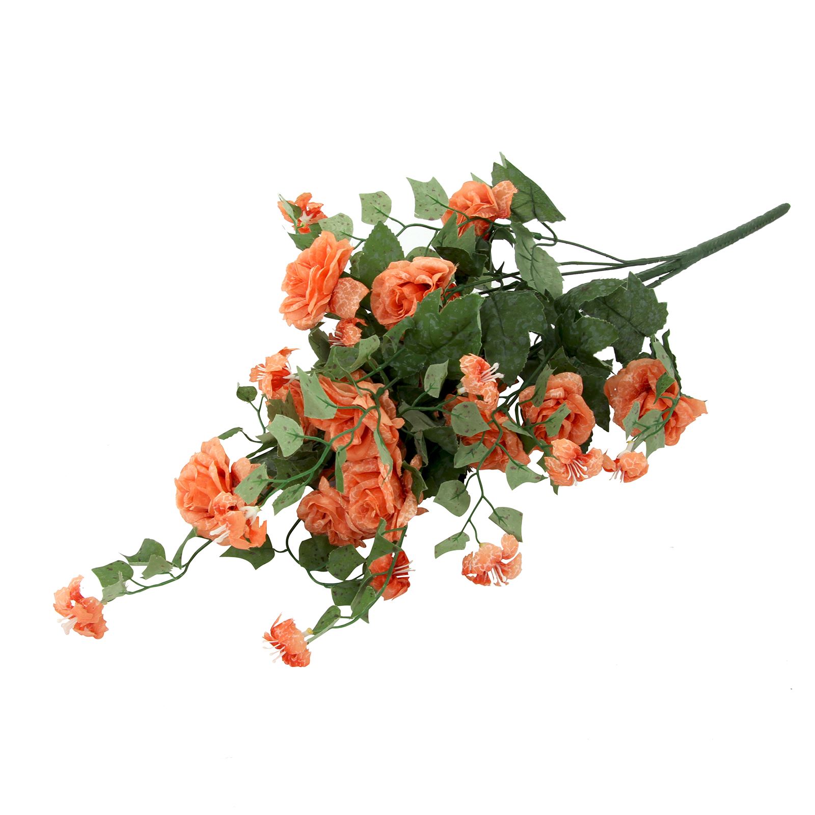 Extra Thick Large Rose and Blossom Bush Bouquet Bunch Artificial Flowers Silk - Picture 10 of 14