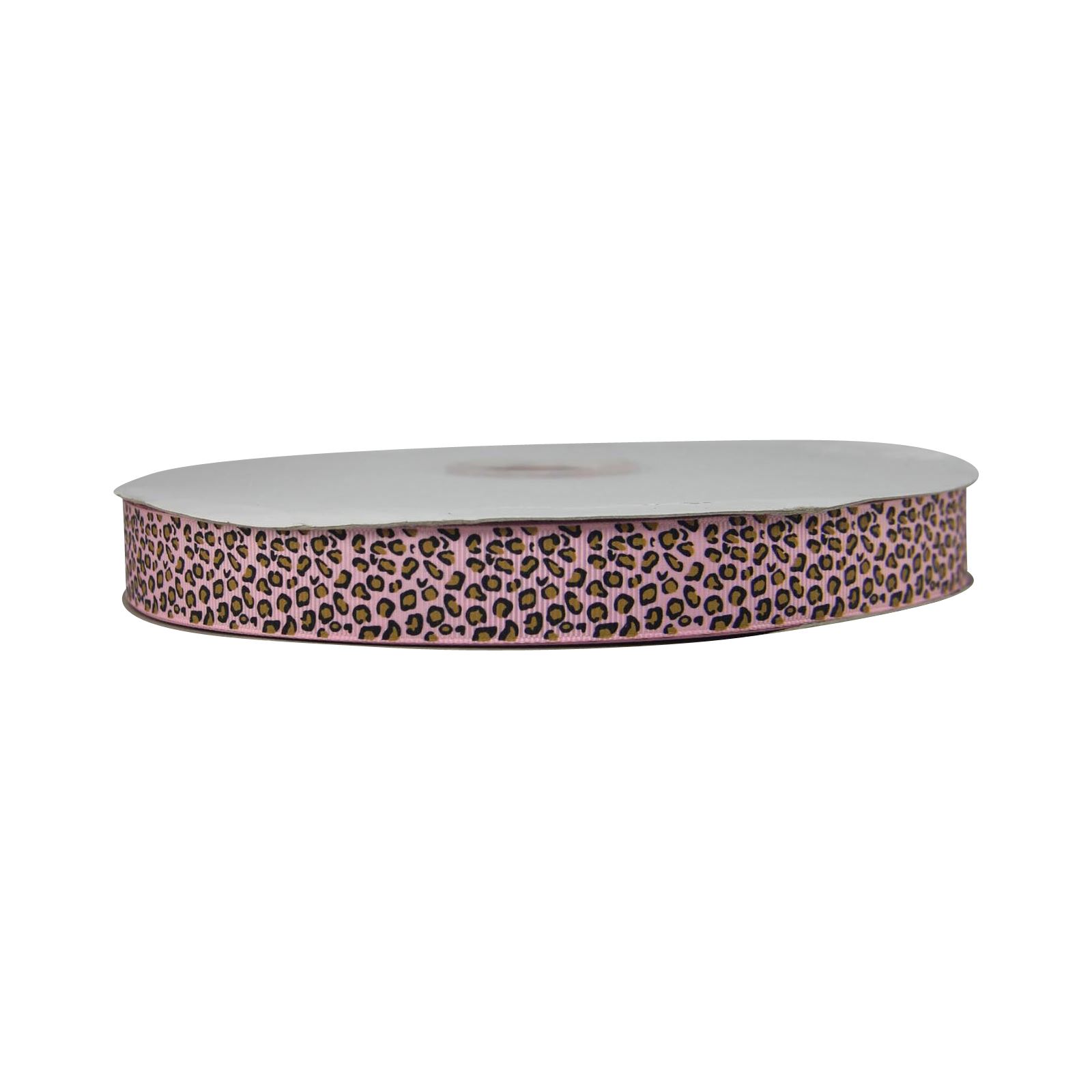 Premium Grosgrain Leopard Print Ribbon - Cheetah Animal Design Wild Craft - Picture 6 of 25
