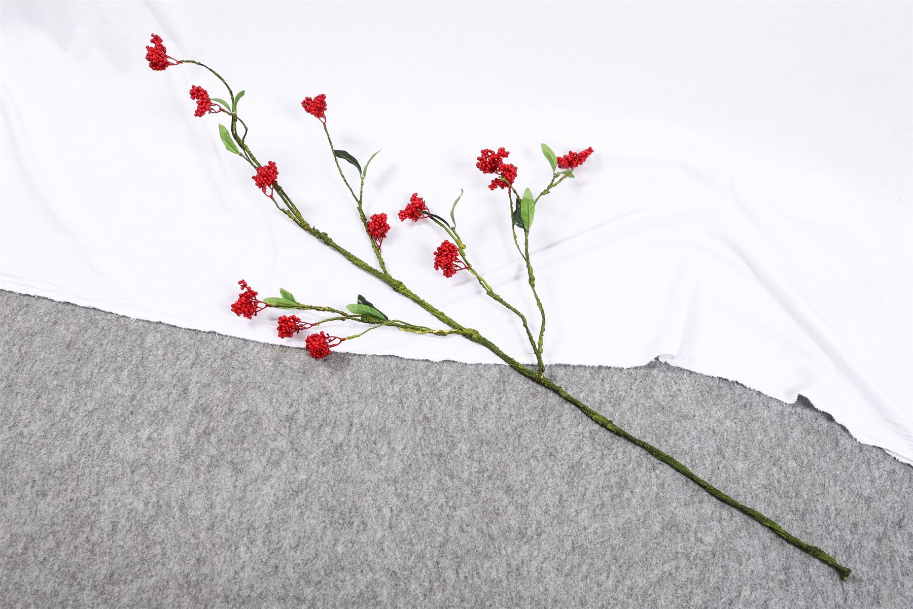 Artificial Branch Flowers - Real Touch Bark Moss Plants Wood Decoration - Picture 8 of 22