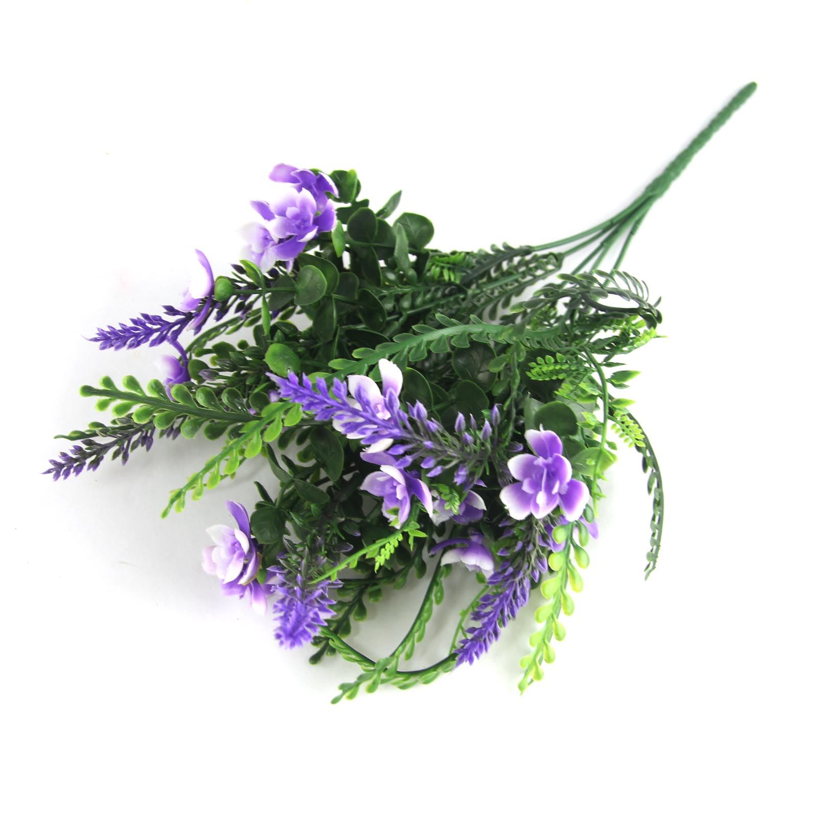 Premium Flowered Plastic Foliage Bunch - Seaweed Artificial Leaves Bouquet - Picture 6 of 9