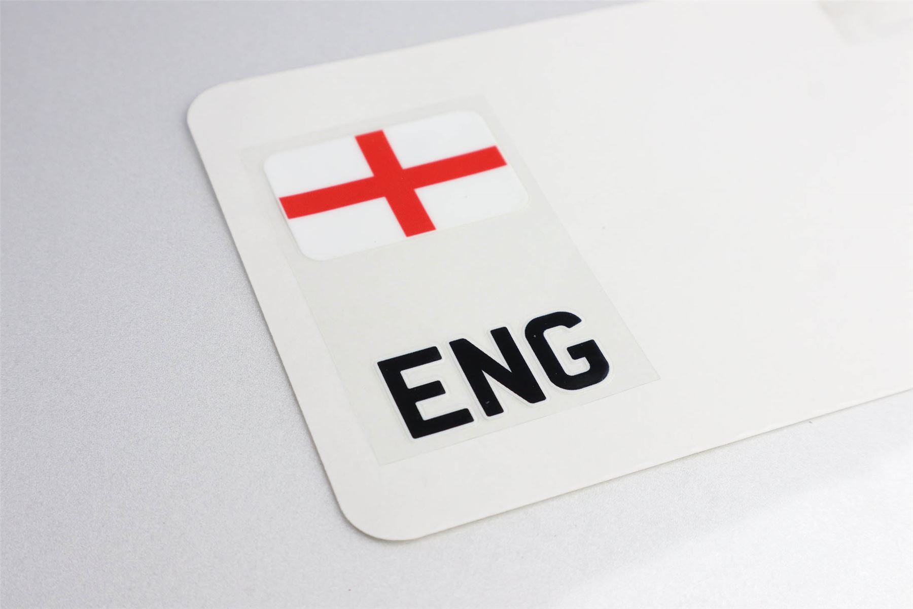 Minimalist Backless UK Number Plate Flag - Wholesale Sticker Side Badge - Picture 4 of 6