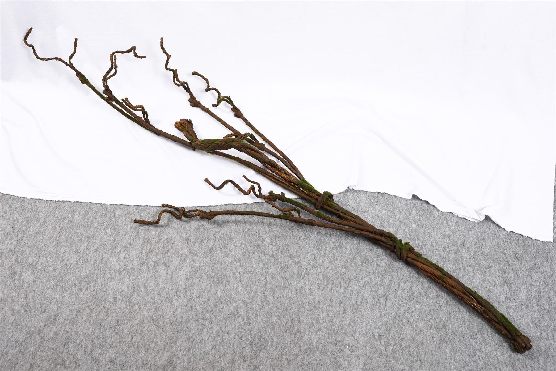 Artificial Branch Flowers - Real Touch Bark Moss Plants Wood Decoration - Picture 20 of 22