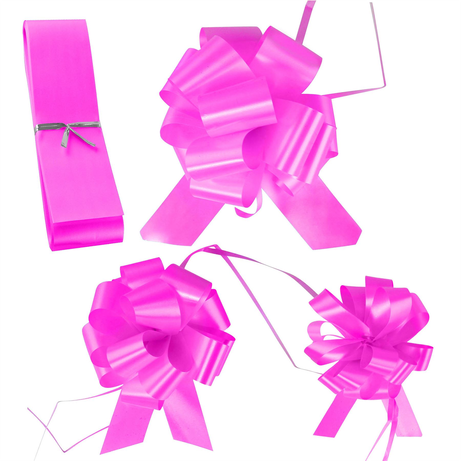 20x PP Pull Bows - 18mm, 30mm or 50mm Size - Florist Pullbows Ribbon Car - Picture 30 of 96