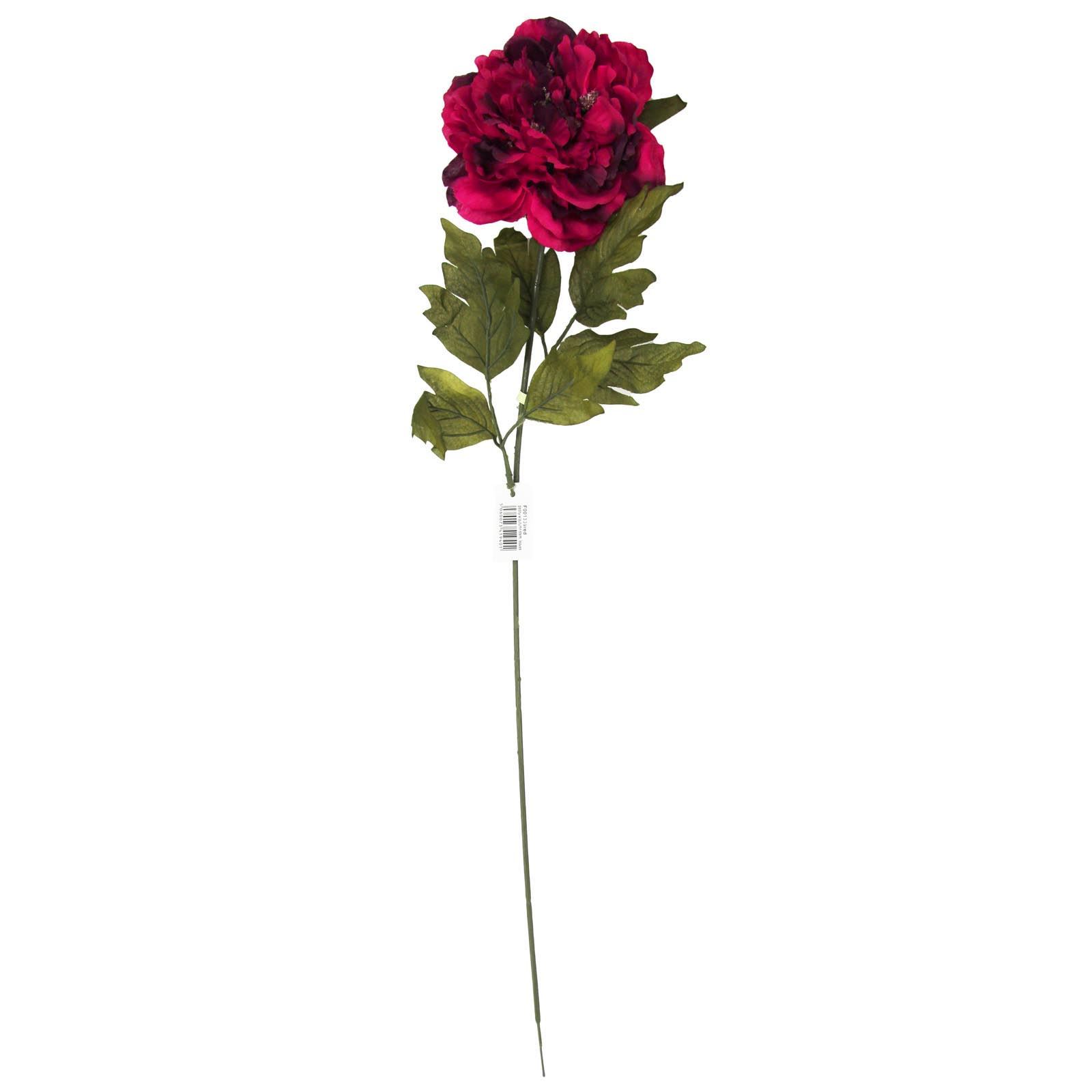 Peonía abierta única grande - tallo con descuento para flores de seda artificial - Imagen 4 de 5