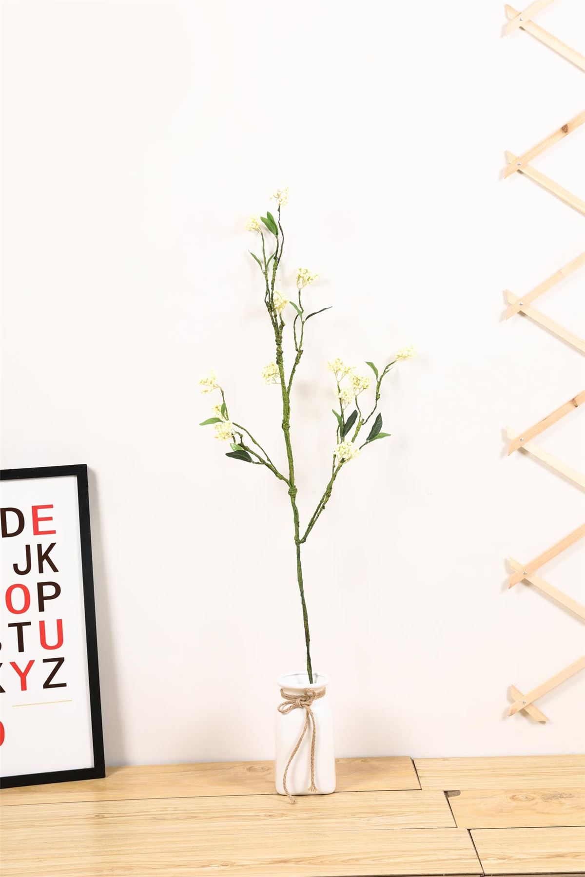 Artificial Branch Flowers - Real Touch Bark Moss Plants Wood Decoration - Picture 7 of 22