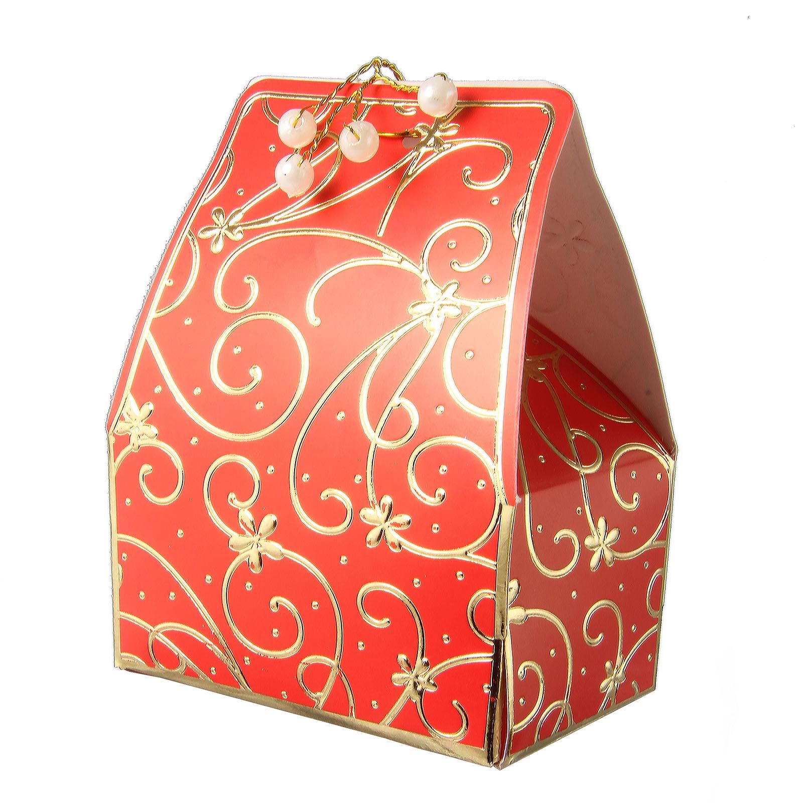 50x Cajas de Favor de Lujo con Estampado en Lámina - Boda Oro Plata Dulces - Imagen 10 de 12