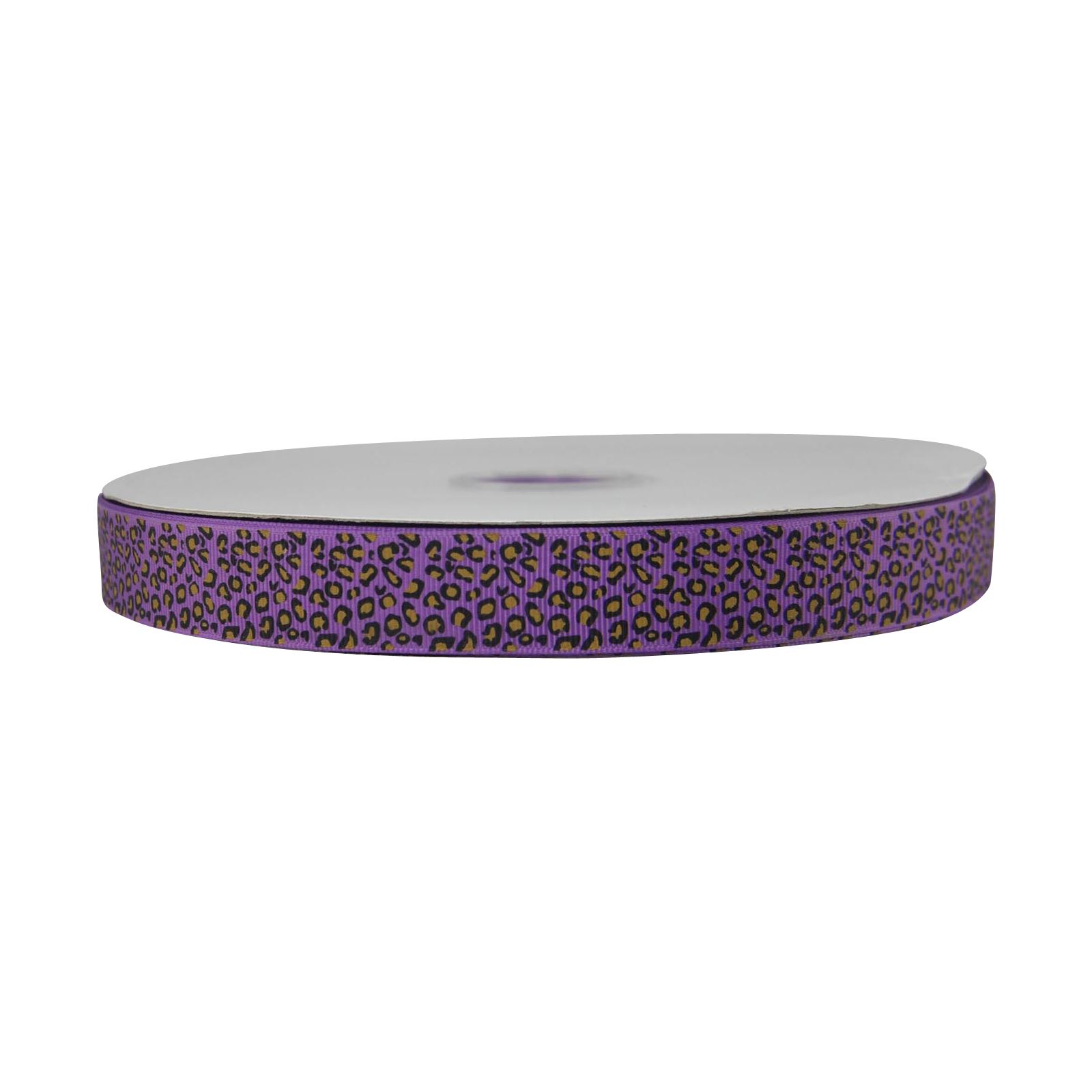 Premium Grosgrain Leopard Print Ribbon - Cheetah Animal Design Wild Craft - Picture 18 of 25