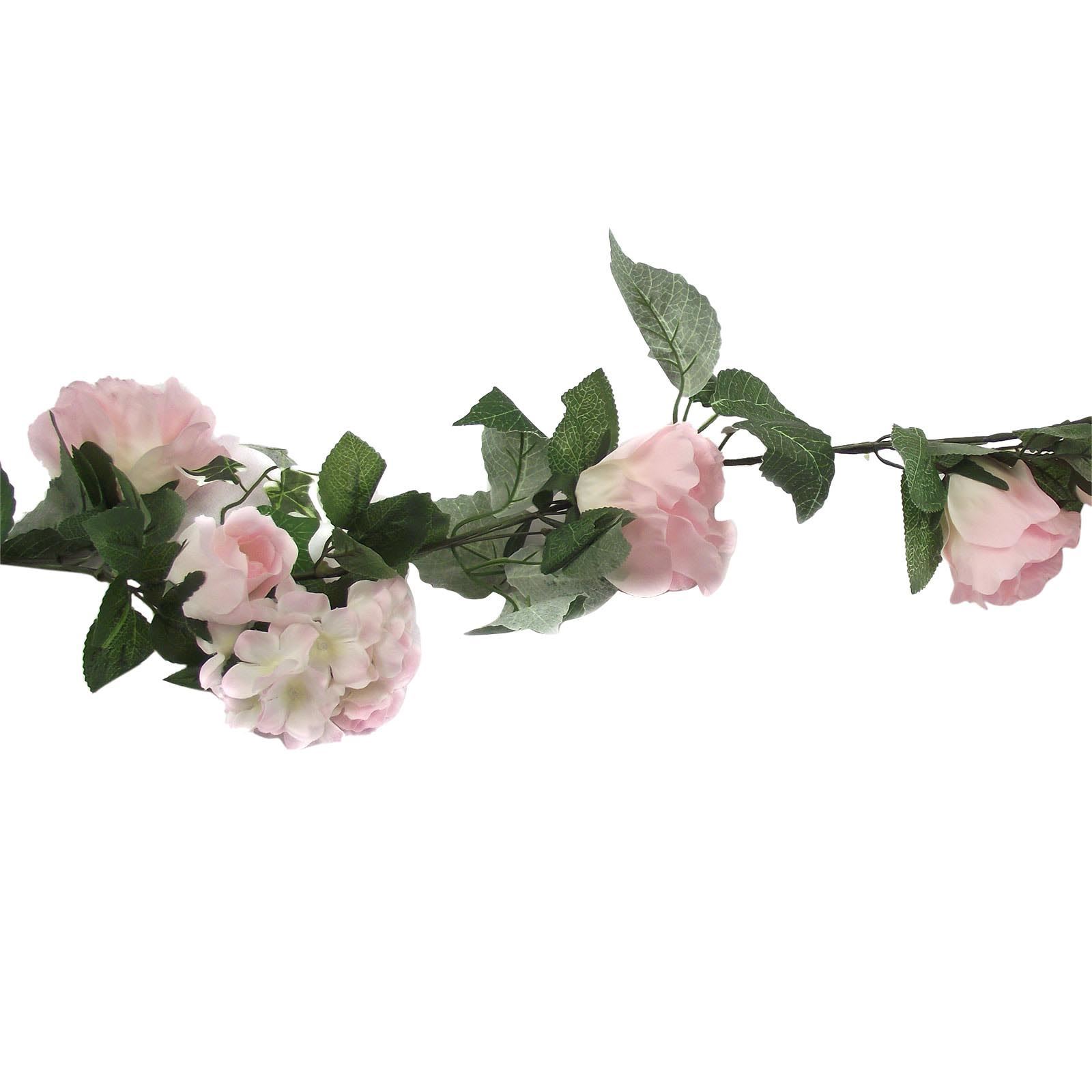 Ghirlande Deluxe Rosa e Ortensia Soft Touch - Fiore Premium Matrimonio Vite - Foto 11 di 11