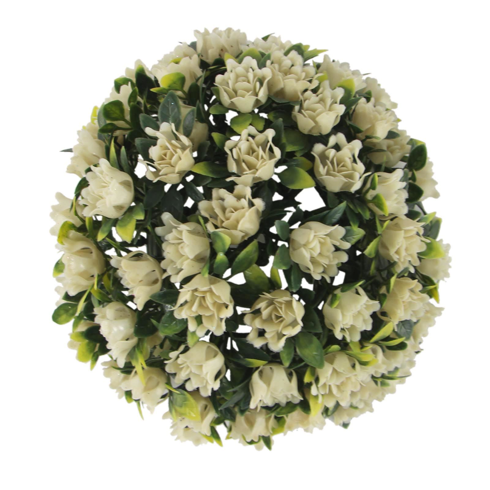 Plastic Topiary Balls in 3 Sizes - UV Protected - Garden Flower Outdoor Floral | eBay