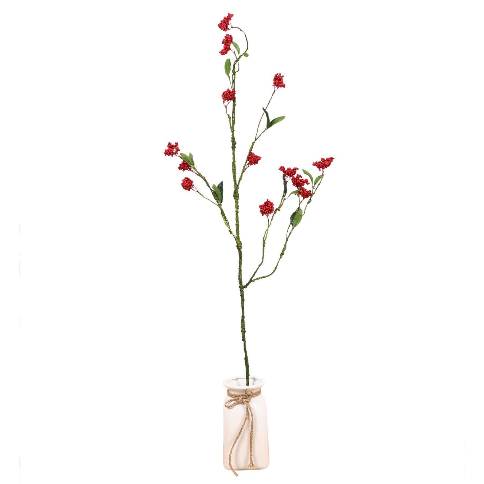 Artificial Branch Flowers - Real Touch Bark Moss Plants Wood Decoration - Picture 9 of 22