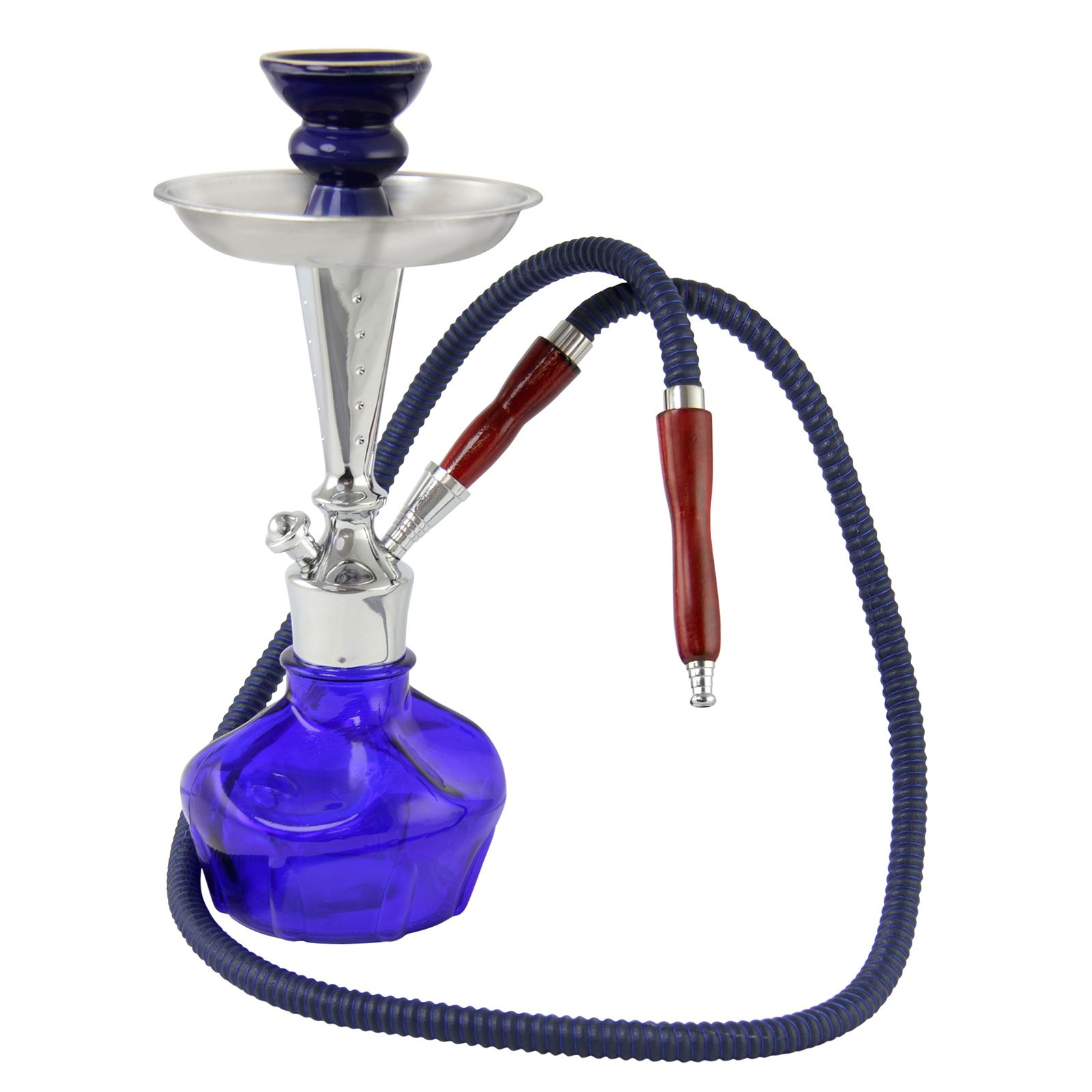 Pipa Bajo Premium Moderna Mya Cromo Hookah Shisha Egipcia ALTA CALIDAD - Imagen 2 de 9