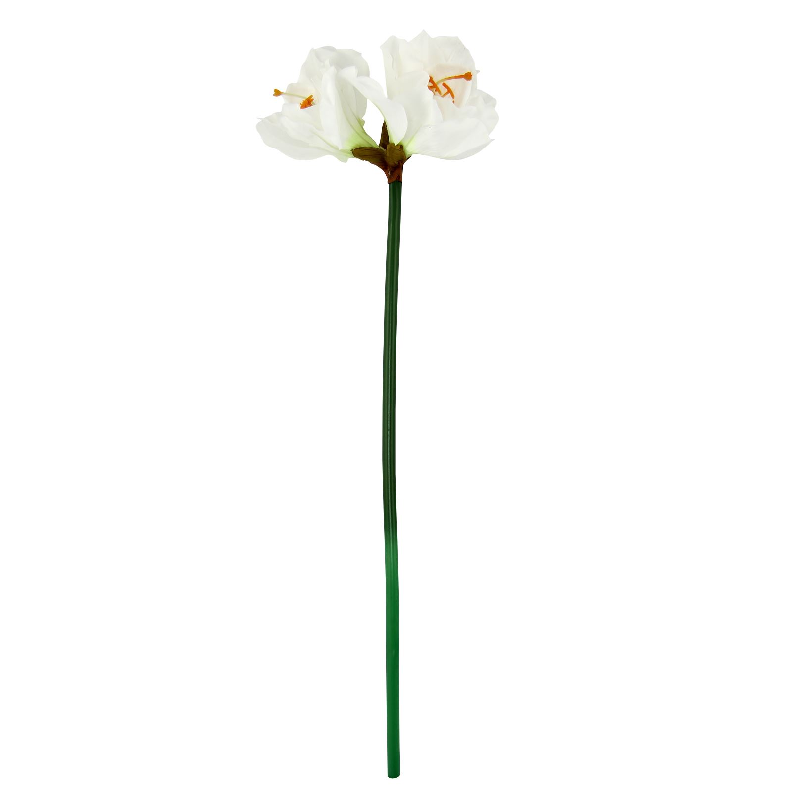 Large Amaryllis Flower Tropical Stem Artificial Silk Flowers Long Spray eBay