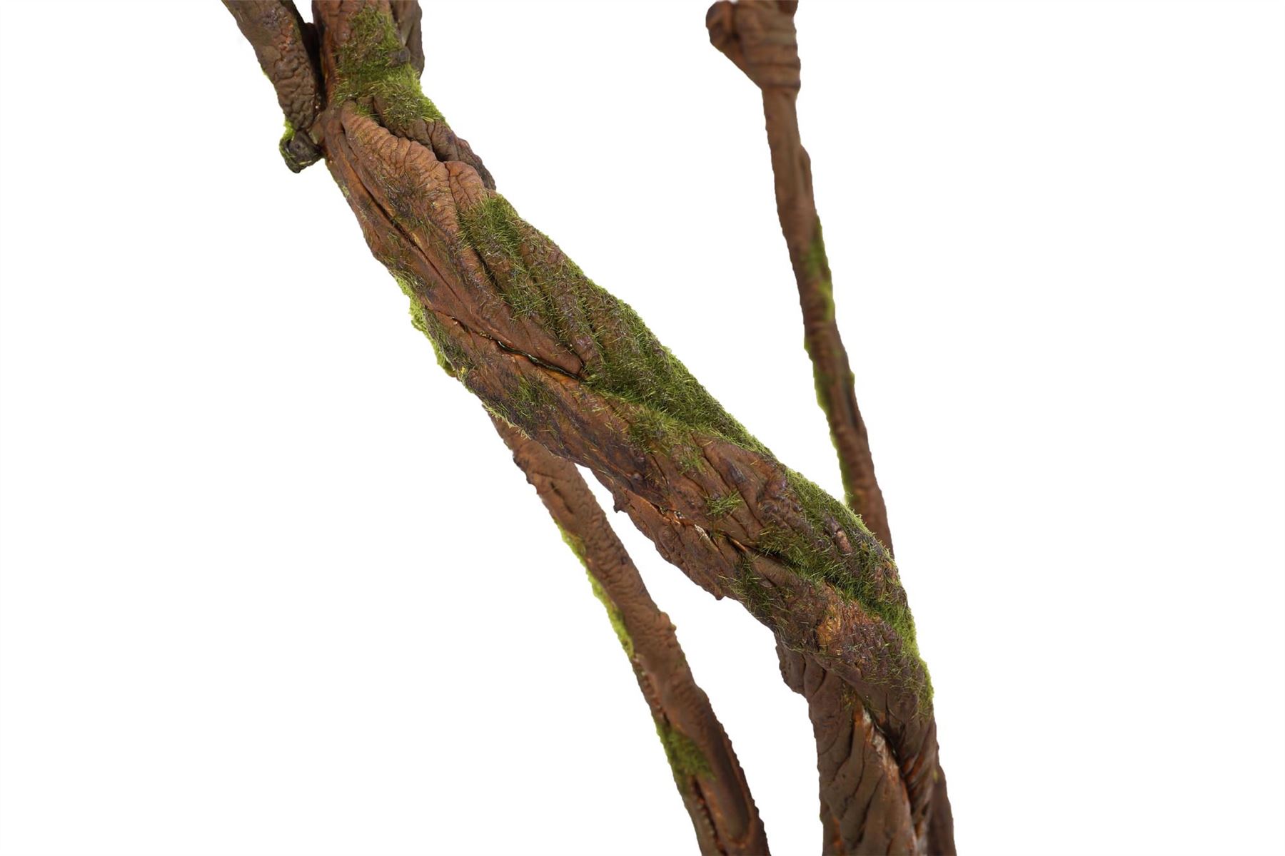 Artificial Branch Flowers - Real Touch Bark Moss Plants Wood Decoration - Picture 21 of 22