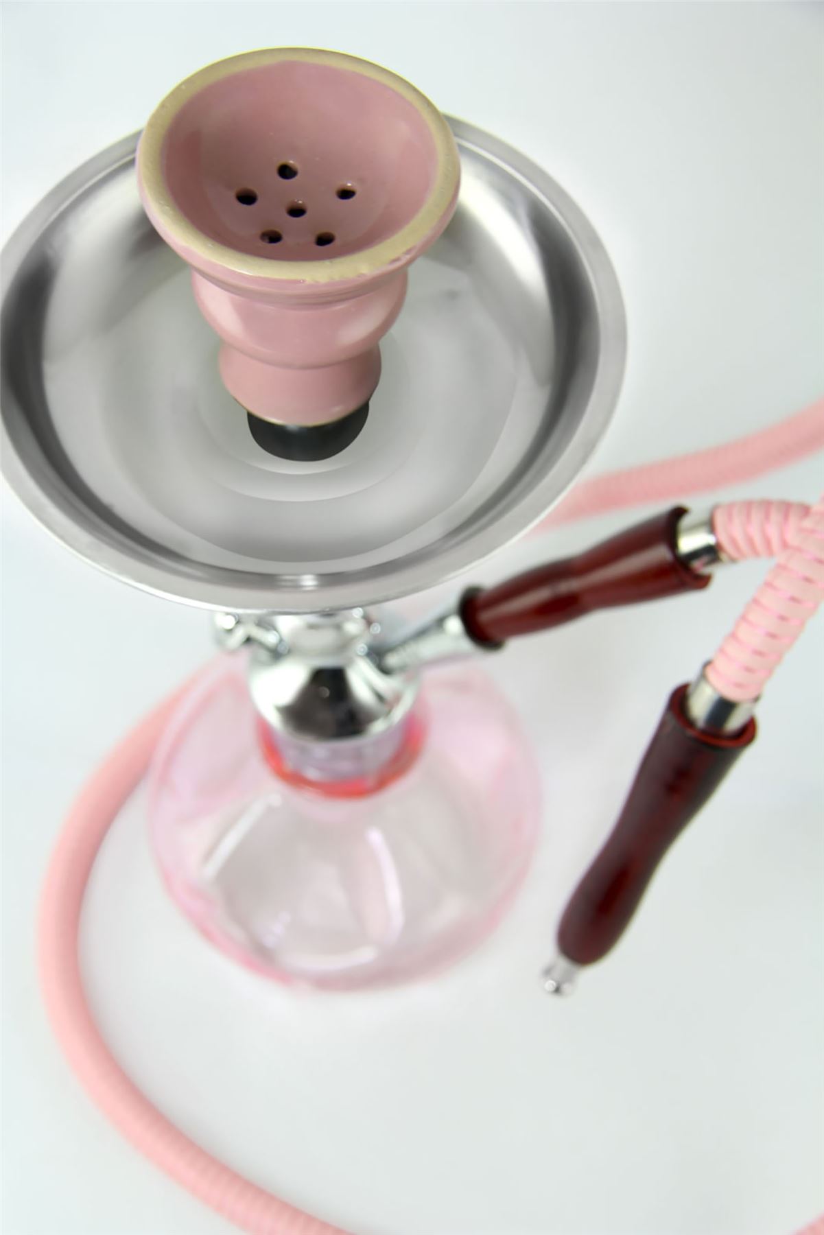 Pipa Bajo Premium Moderna Mya Cromo Hookah Shisha Egipcia ALTA CALIDAD - Imagen 7 de 9