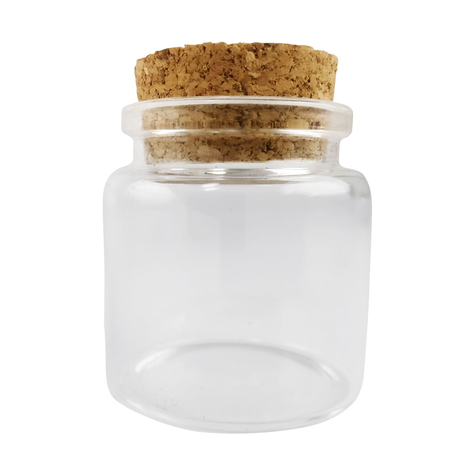 Glass Bottle Wedding Favours - Rusting Vintage Theme Cork Screw Lid Jelly Beans - Picture 2 of 3