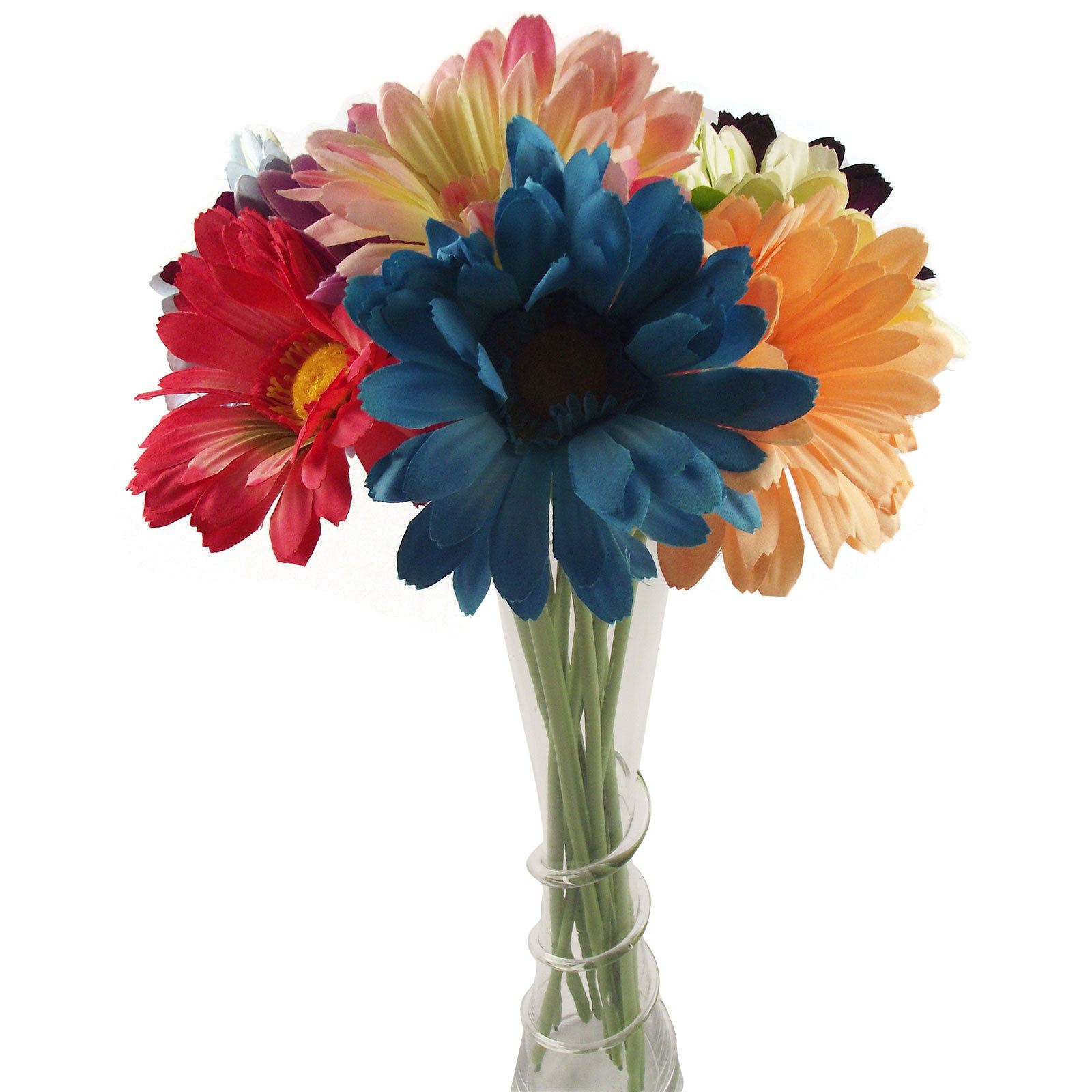 Single XL Soft Touch Gerbera Artificial Flowers Stem eBay