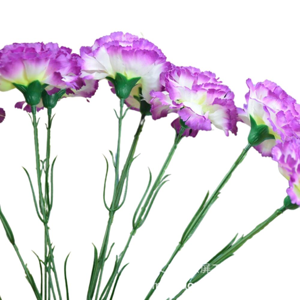 MULTI-LISTING Premium Carnation Long Stem Flowers Artificial - Picture 6 of 11