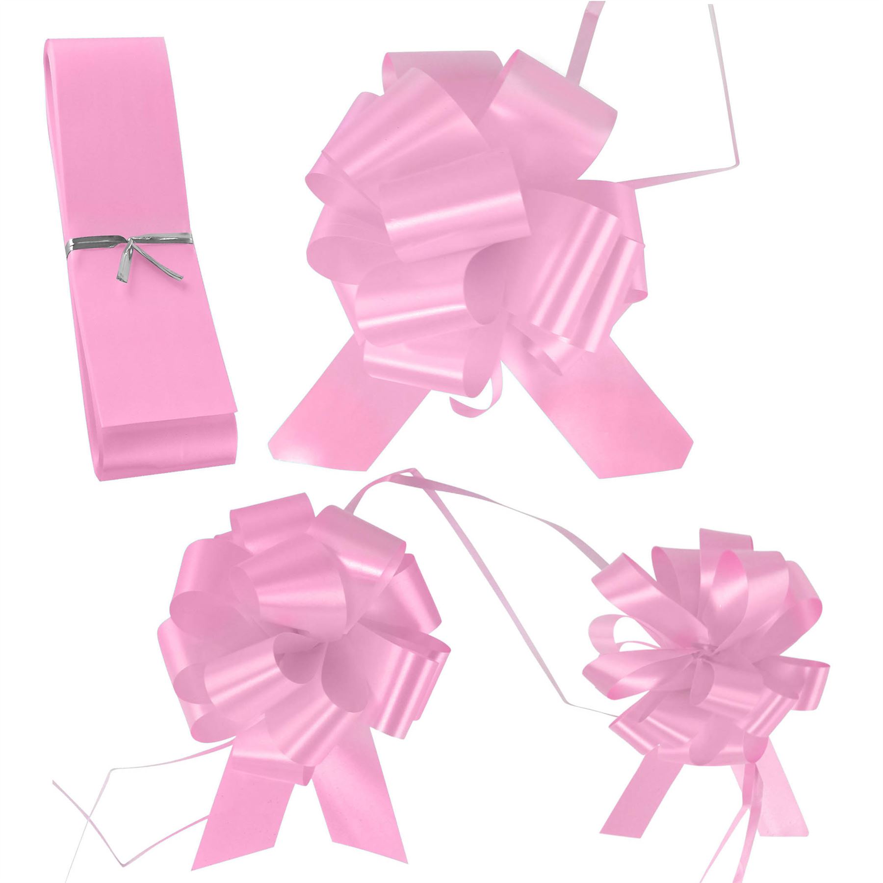 20x PP Pull Bows - 18mm, 30mm or 50mm Size - Florist Pullbows Ribbon Car - Picture 43 of 96