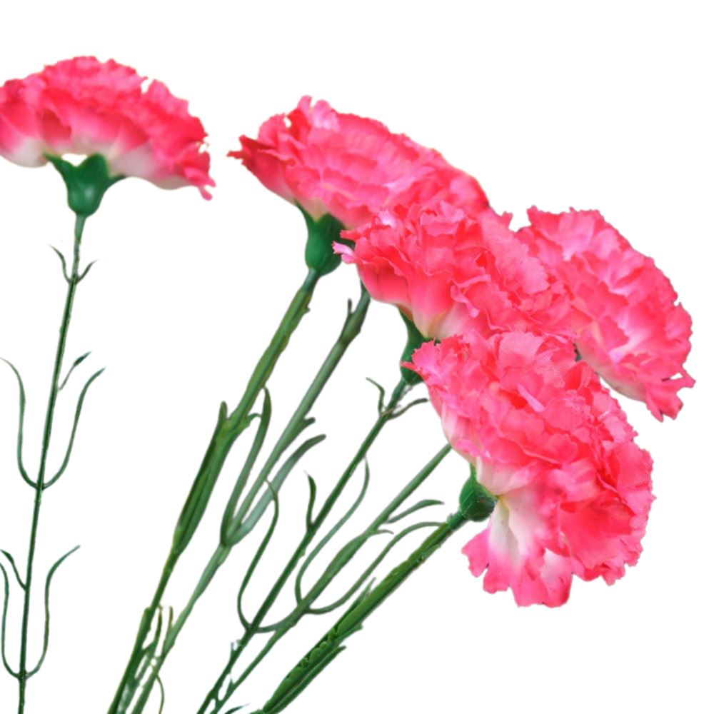 MULTI-LISTING Premium Carnation Long Stem Flowers Artificial - Picture 8 of 11