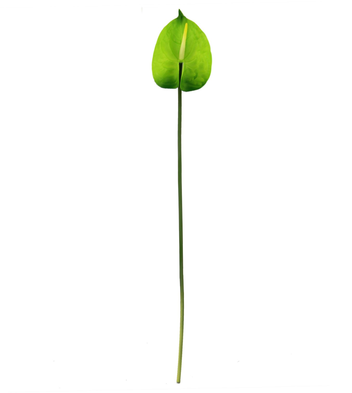 Real Touch Single Anthurium - Artificial Silk Flowers Long Stem Water Lilly - Picture 2 of 6