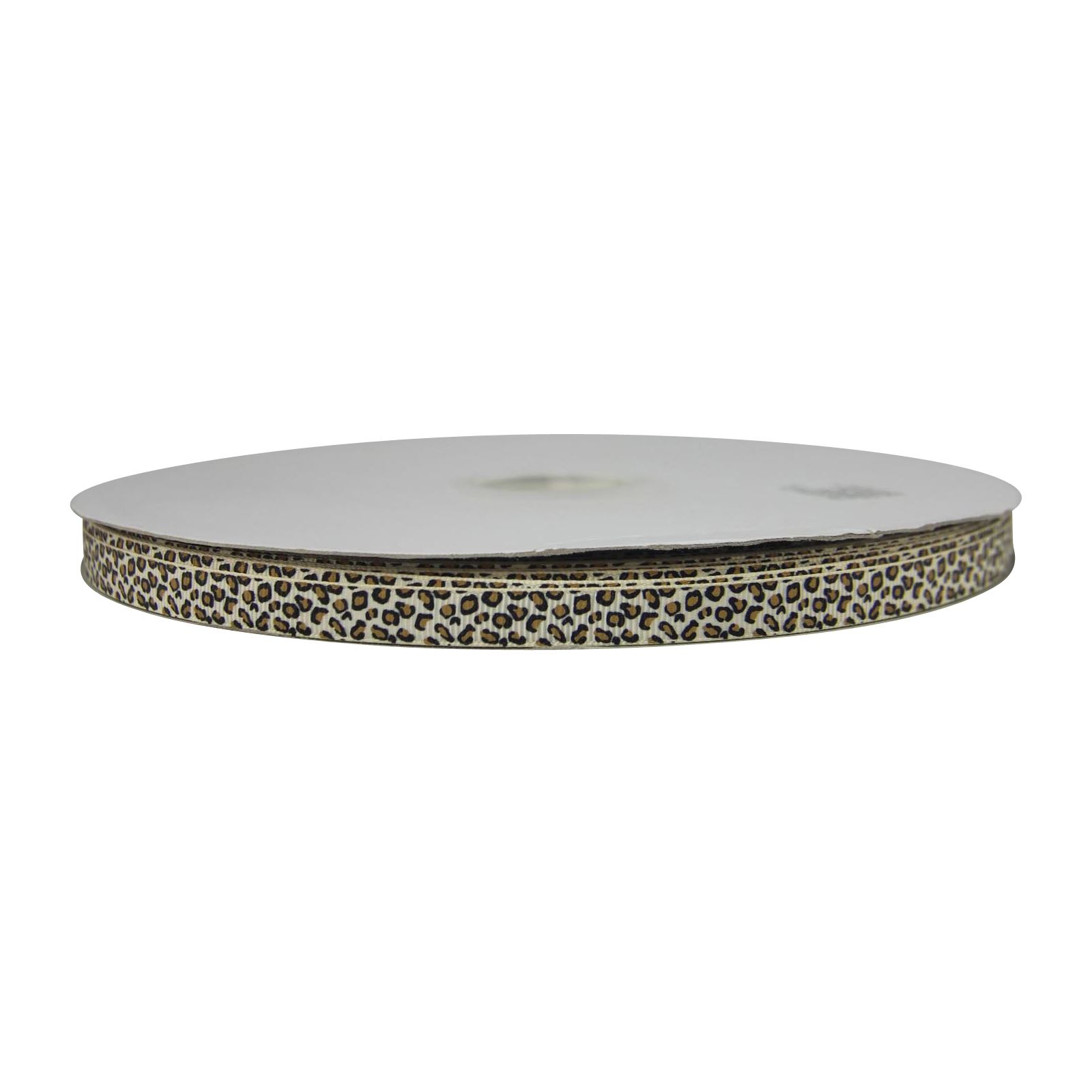 Premium Grosgrain Leopard Print Ribbon - Cheetah Animal Design Wild Craft - Picture 14 of 25