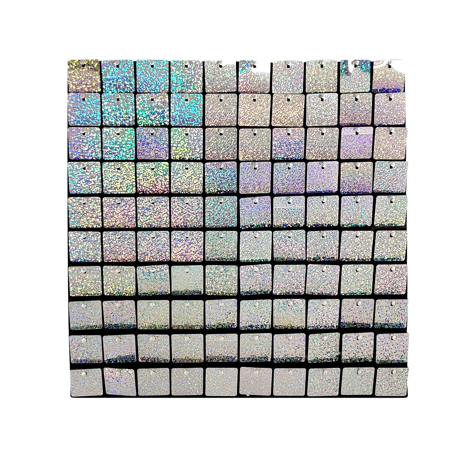 Square Sequin Wall Panels - 30cm x 30cm Flower Quality - Picture 4 of 7
